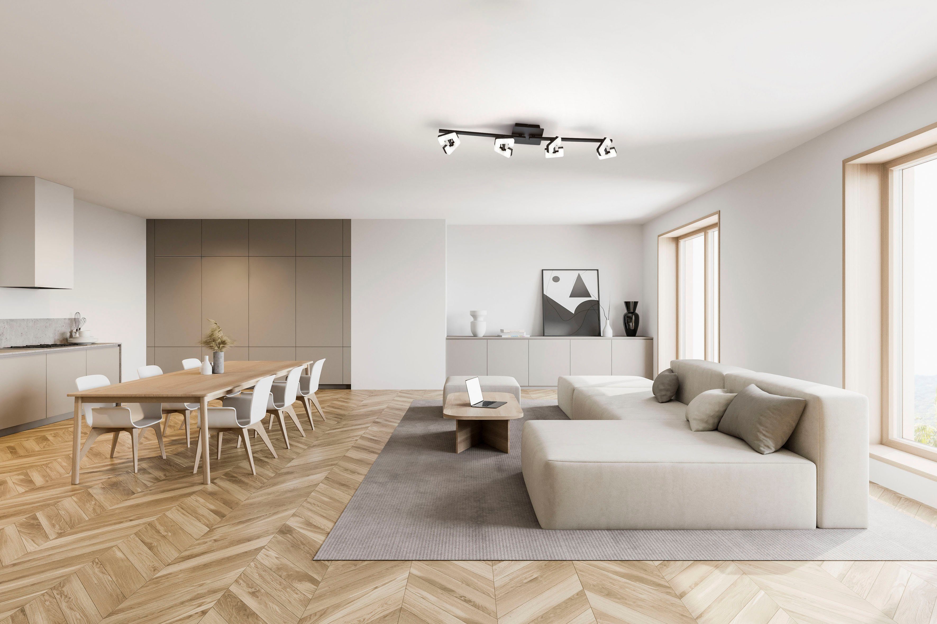 Honsel Leuchten Plafondspot Ray duurzame led (1 stuk)