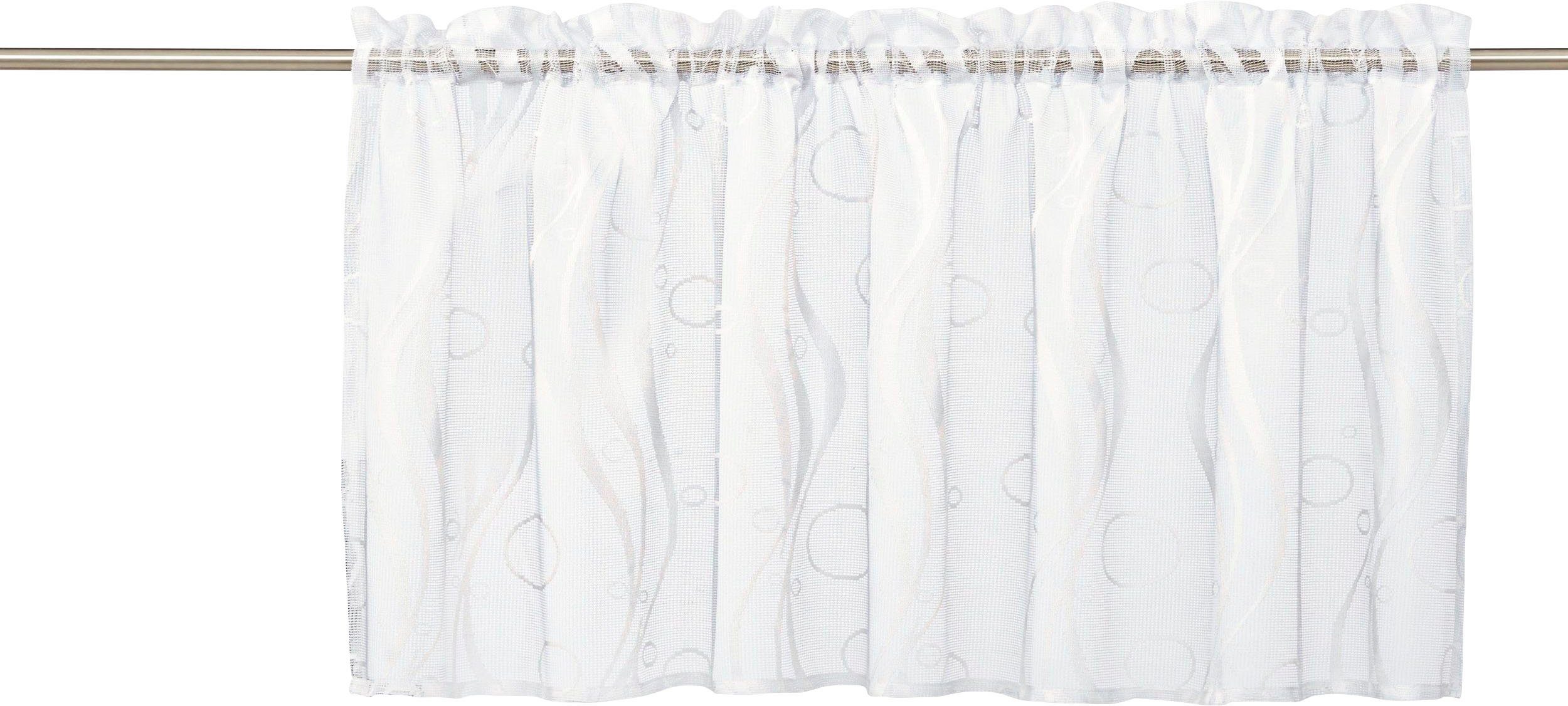 my home Valletje Ramon Transparant, jacquard, polyester (1 stuk)