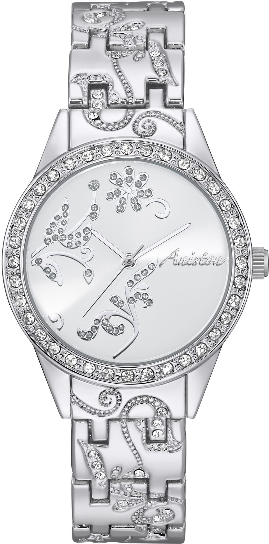 Aniston JEWELRY & WATCHES Kwartshorloge Horloge, dameshorloge, Swarovski-kristallen, nieuwe collectie