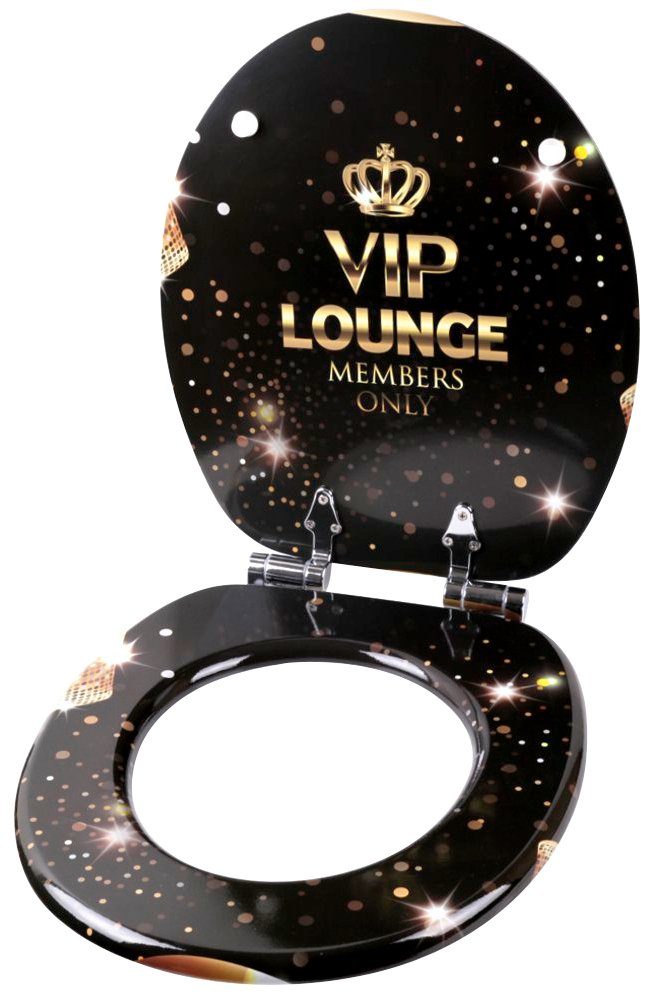 Sanilo Set badkameraccessoires VIP-Lounge bestaand uit toiletzitting, badmat en wastafelplug (set, 3-delig)