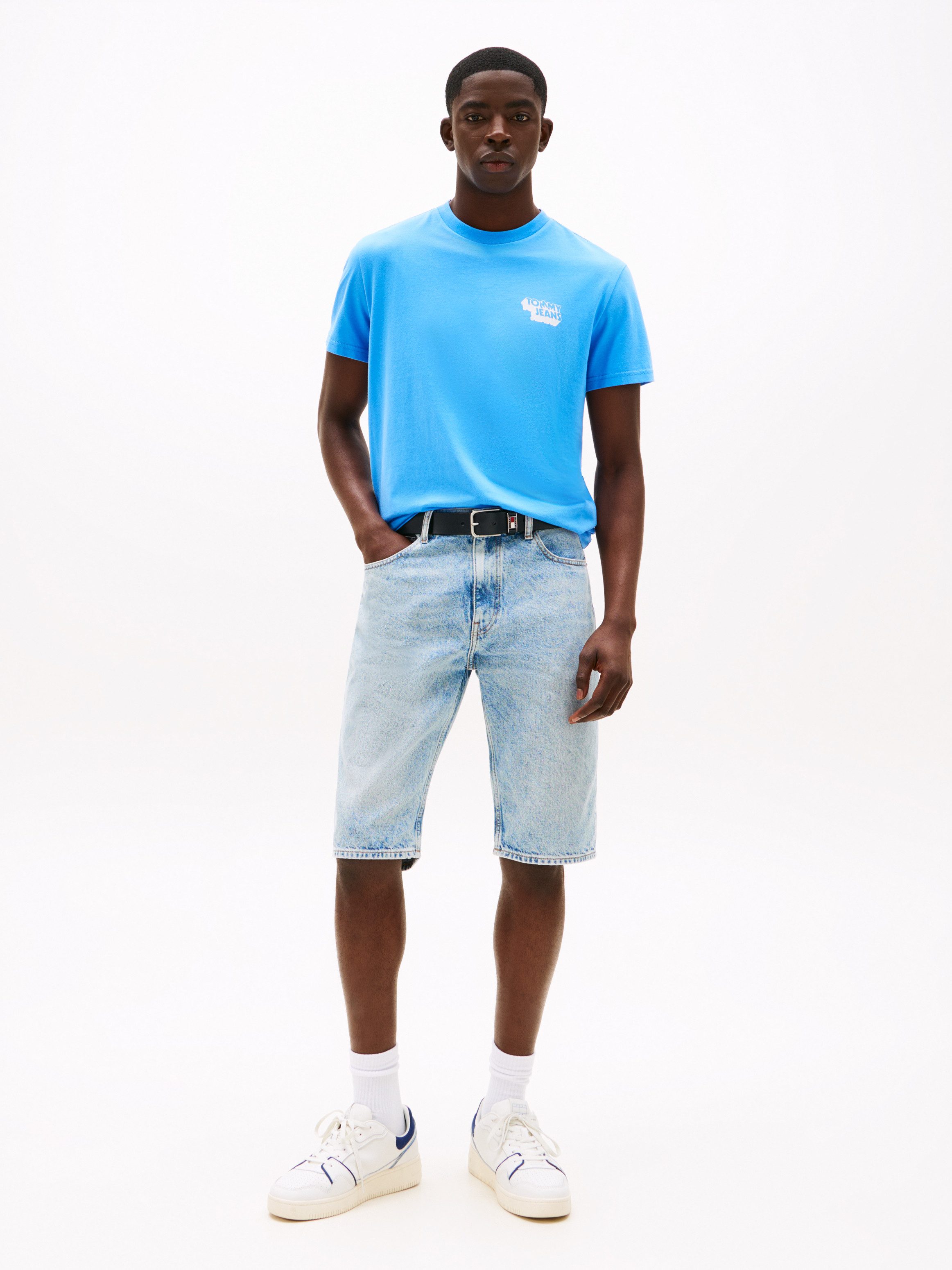 TOMMY JEANS T-shirt TJM SLIM STACK LOGO TEE EXT