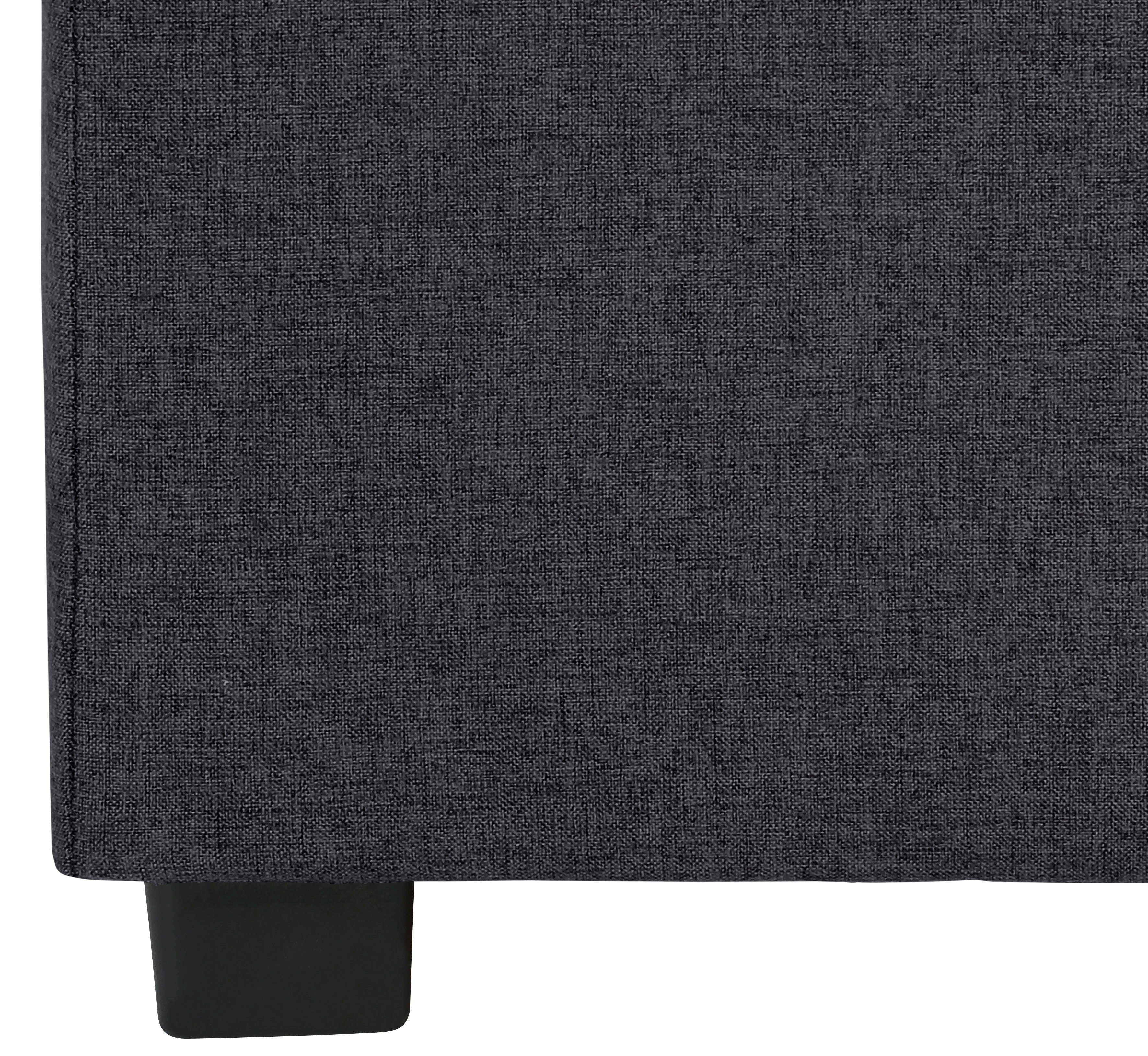 Lüttenhütt Gestoffeerd bed Endres met bedkist, naar keuze zonder matras/lattenbodem of incl. matras
