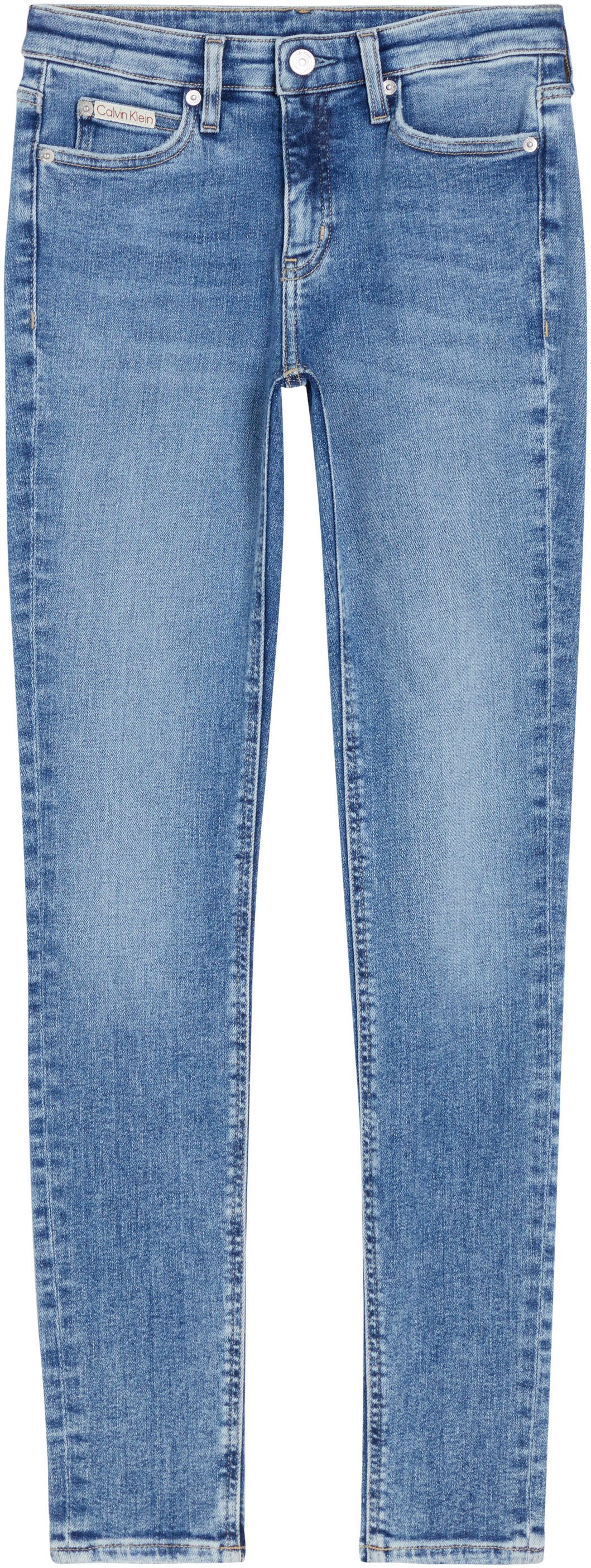 Calvin Klein Skinny fit jeans Mid rise skinny in 5-pocketsstijl