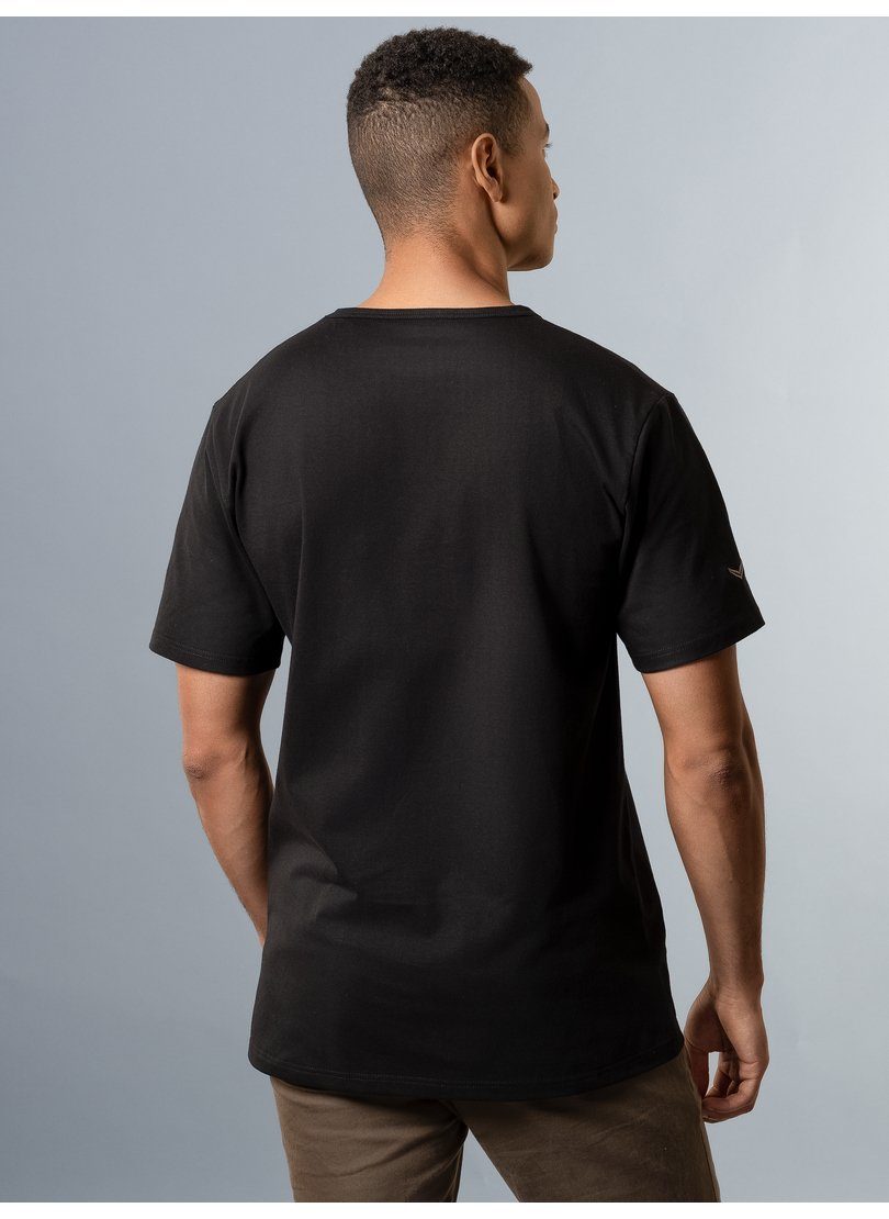 Trigema T-shirt TRIGEMA V-shirt van 100% bio-katoen (kbA) (1-delig)