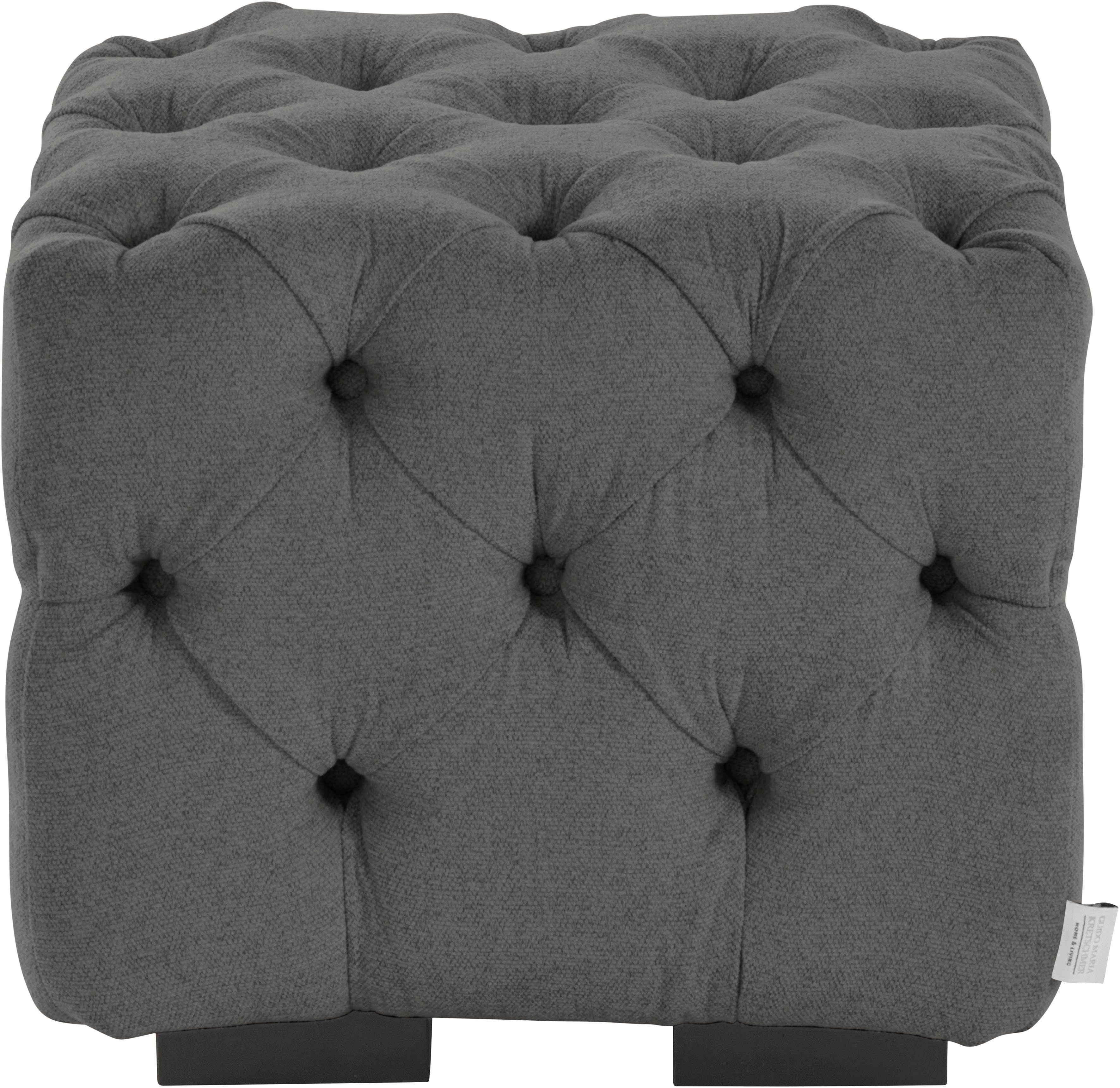 Home affaire Hocker Kalina met klassieke chesterfield-capitonnage, passend bij de serie "kalina"
