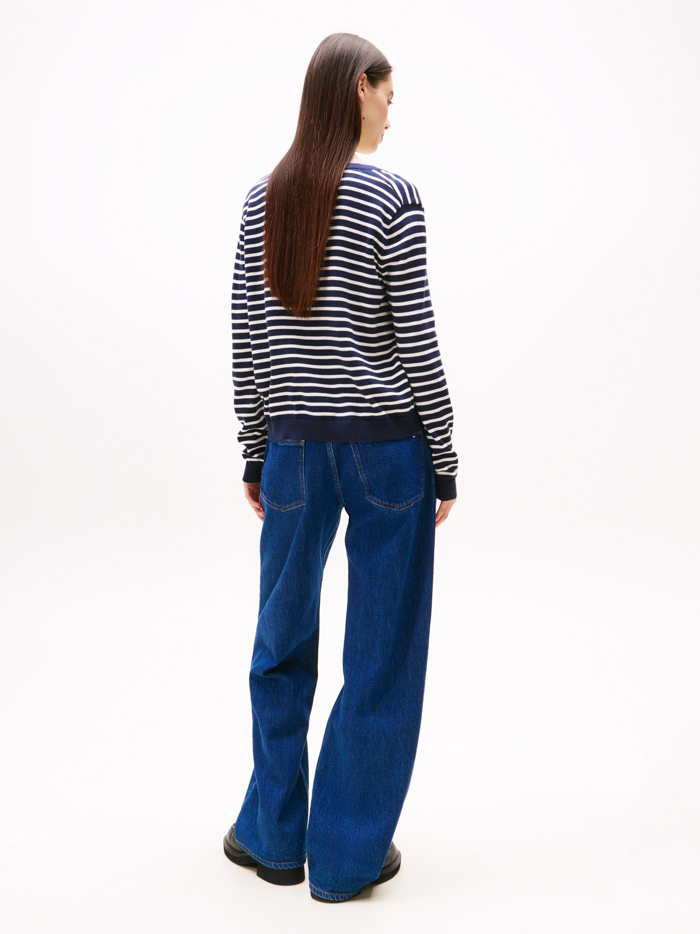 TOMMY JEANS Trui met V-hals TJW ESSENTIAL VNECK SWEATER EXT