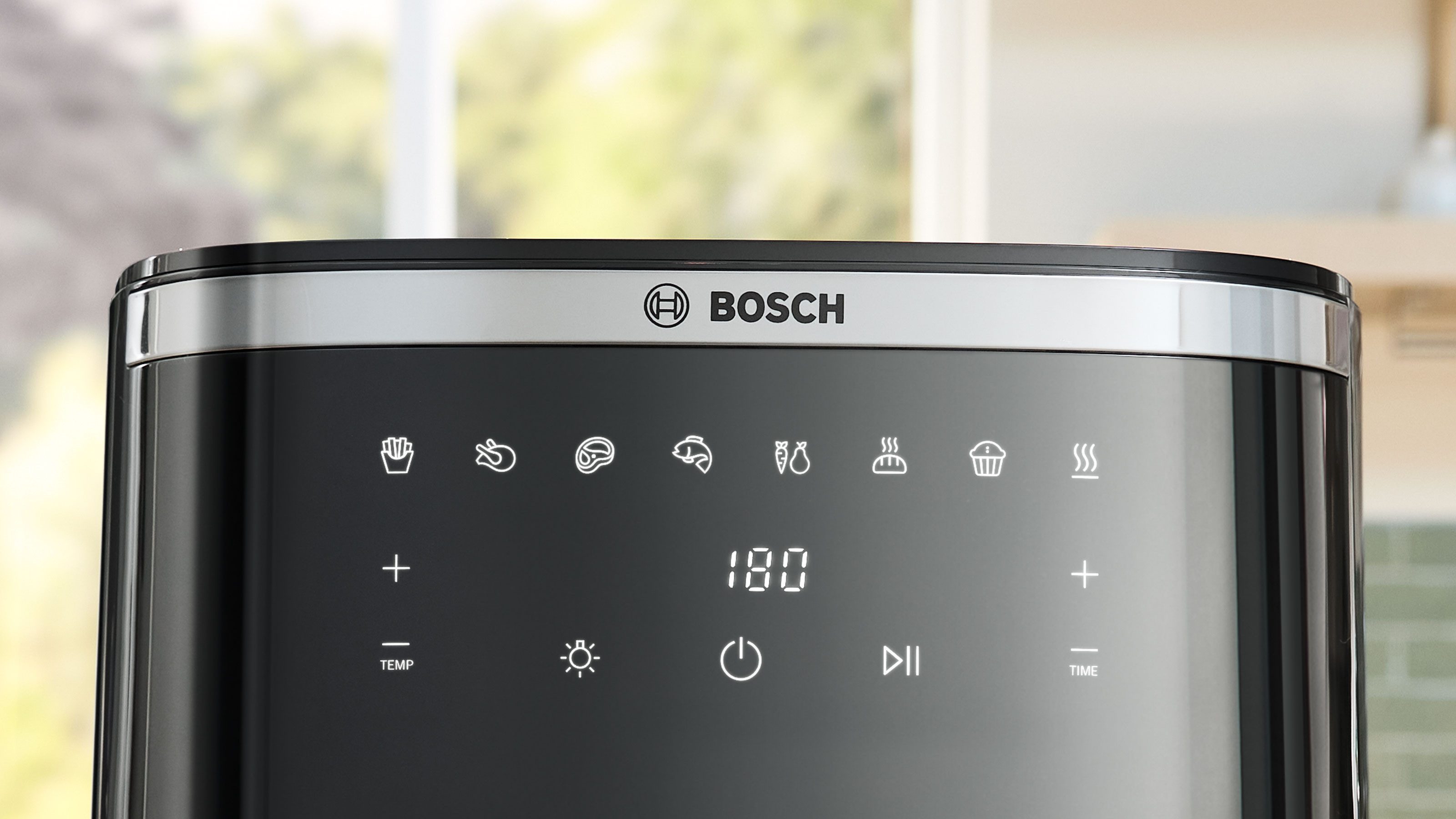 BOSCH Airfryer Air Fryer Serie 6, MAF671B0, 7,2l, Sichtfenster, 7 Programme, schwarz