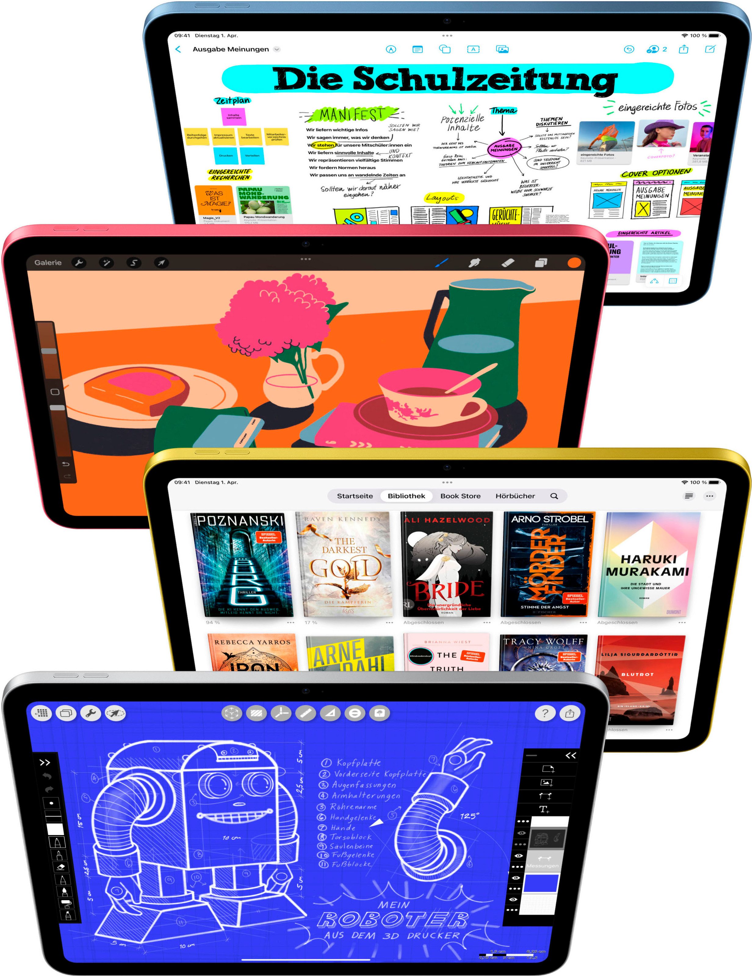 Apple Tablet 11" iPad Wi-Fi + Cellular (2025), 10,86 ", iPadOS