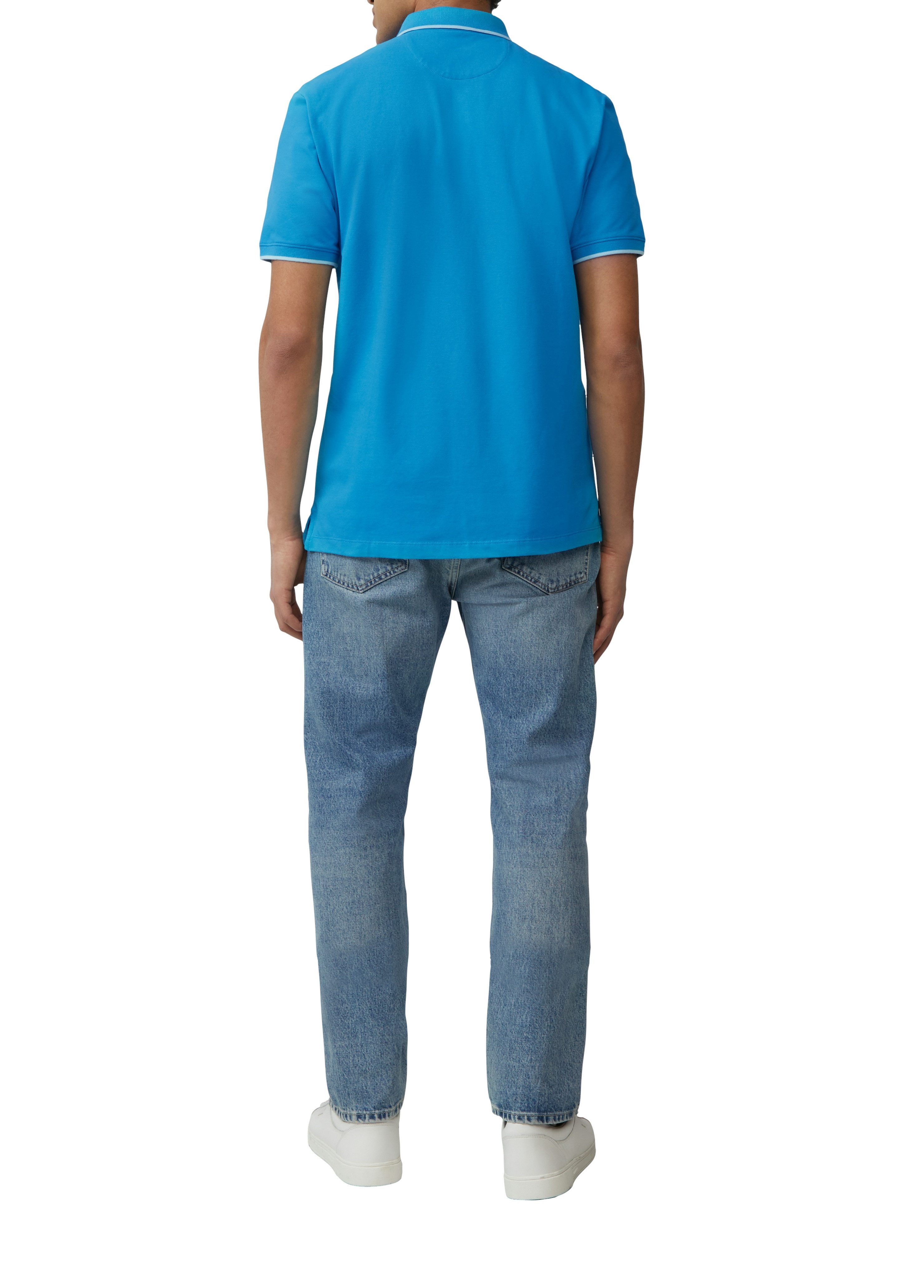 s.Oliver Poloshirt met contrastdetails