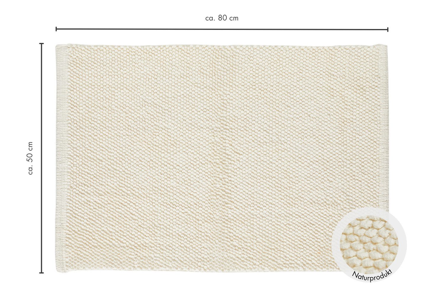 LUXOR living Badmat Atlanta, 50x80 cm (1 stuk)