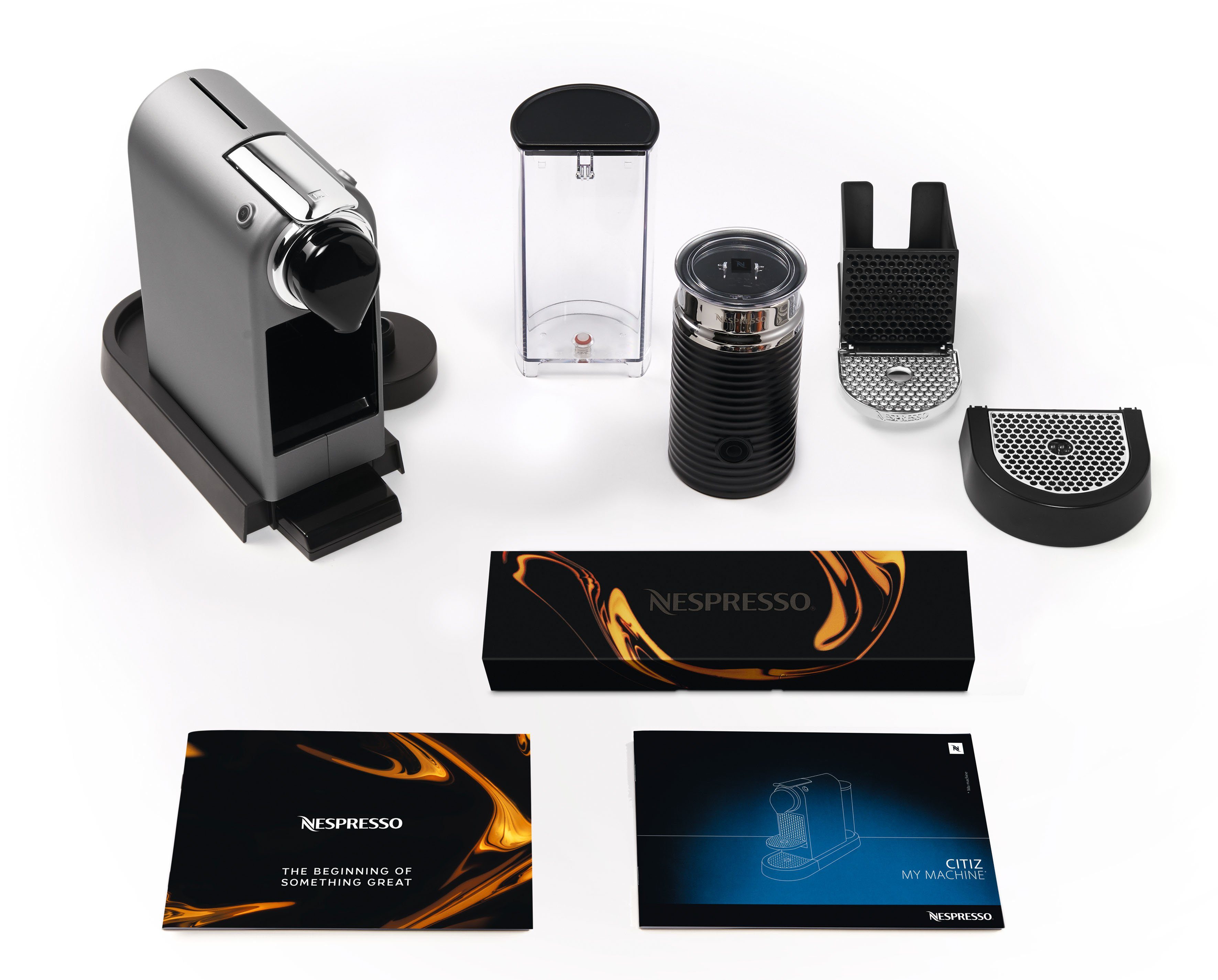 Nespresso Koffiecapsulemachine XN761B CitiZ & Milk van Krups