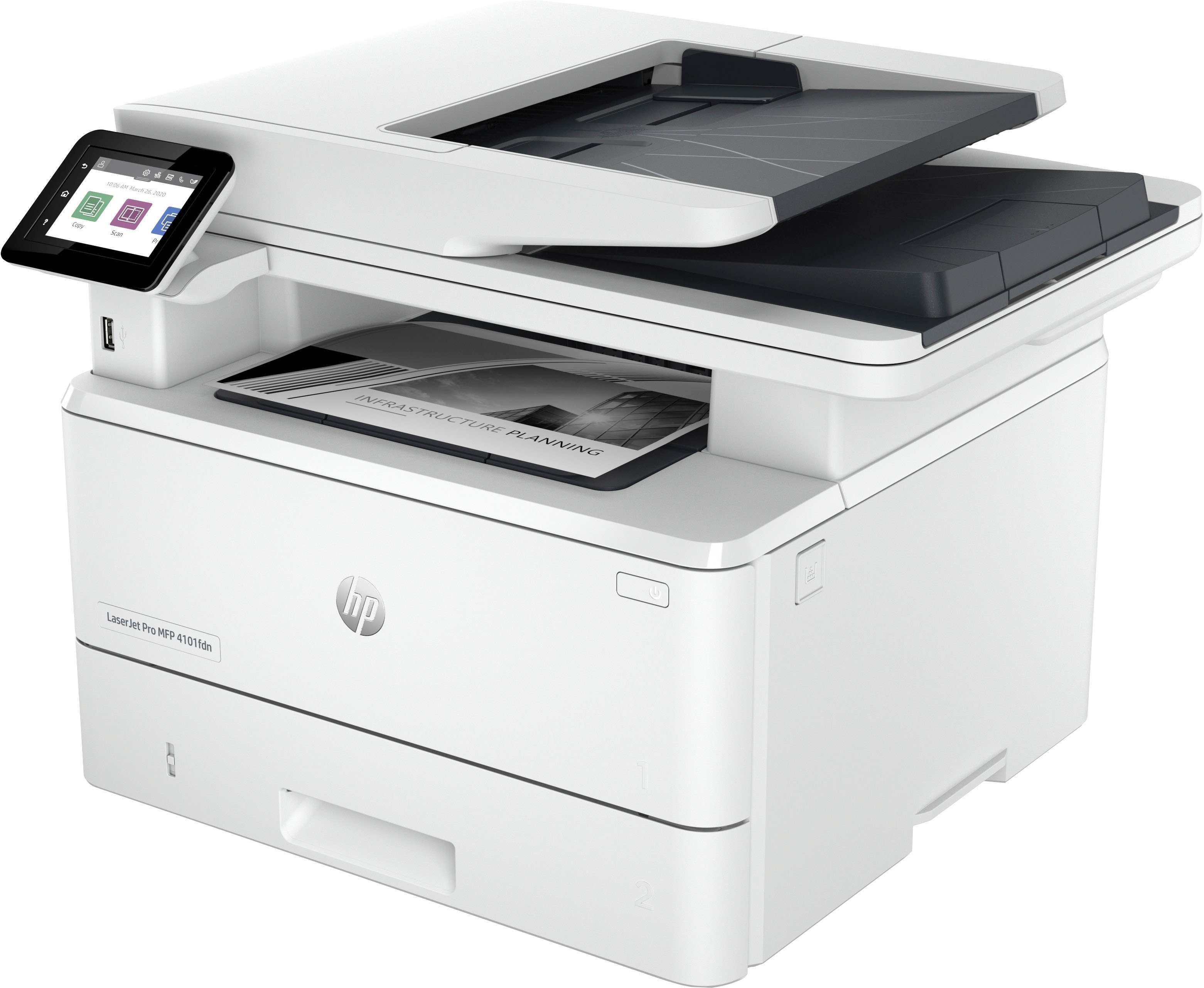 HP All-in-oneprinter LaserJet Pro MFP 4102fdn