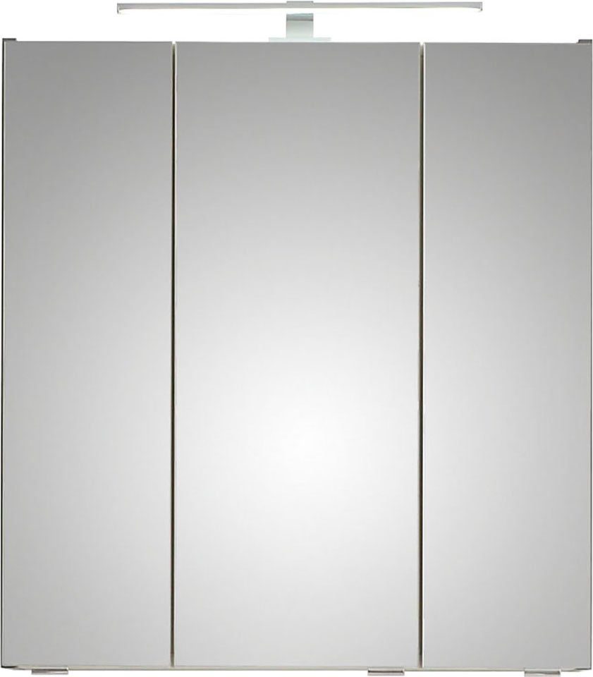 Saphir Spiegelkast Quickset 357 Badkamermeubel, 3 spiegeldeuren, 6 legplanken, 65 cm breed