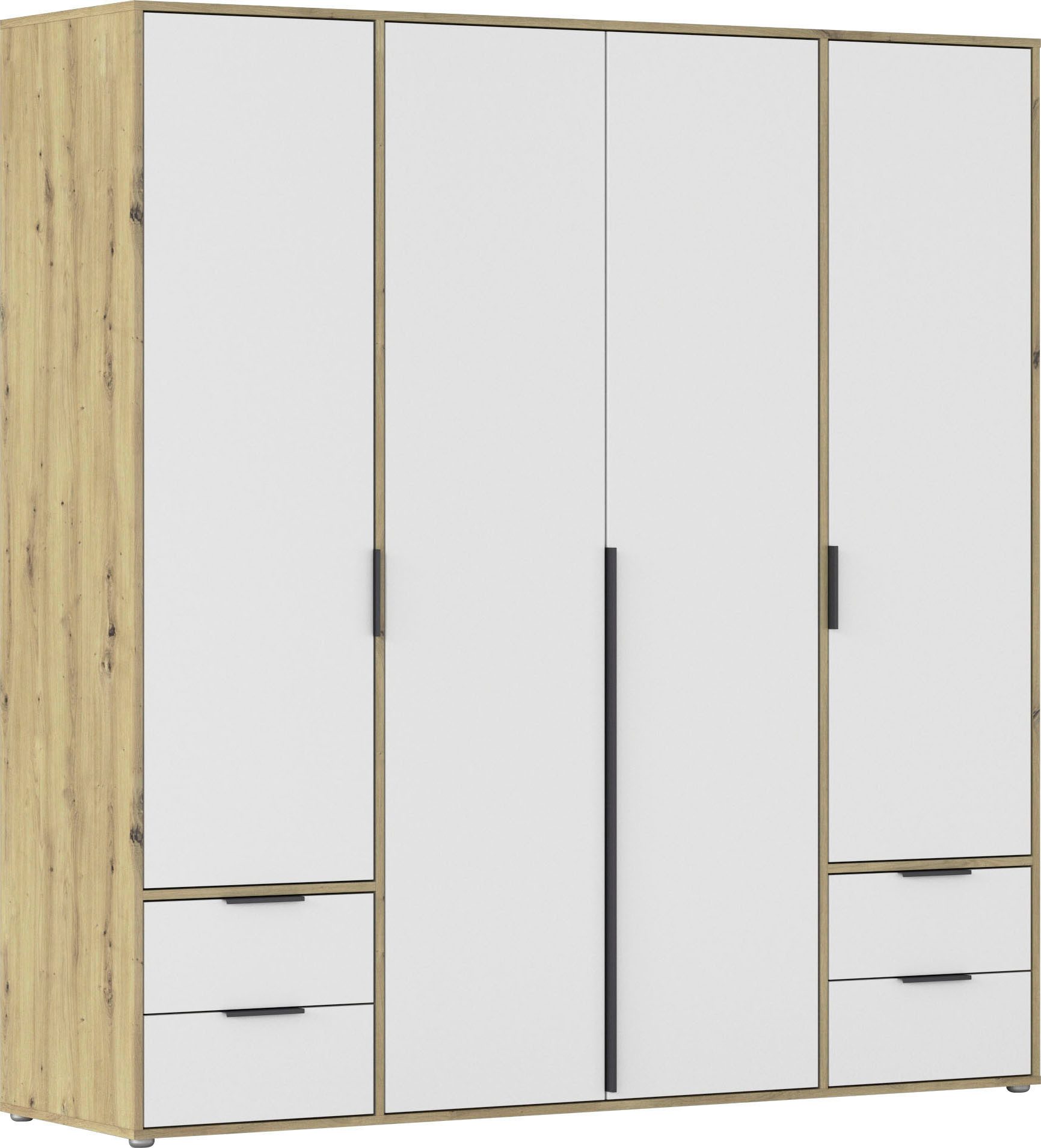 rauch Draaideurkast Kledingkast Kast Garderobe Wasmand NAGATA veel Opbergruimte kledingkasten bruin