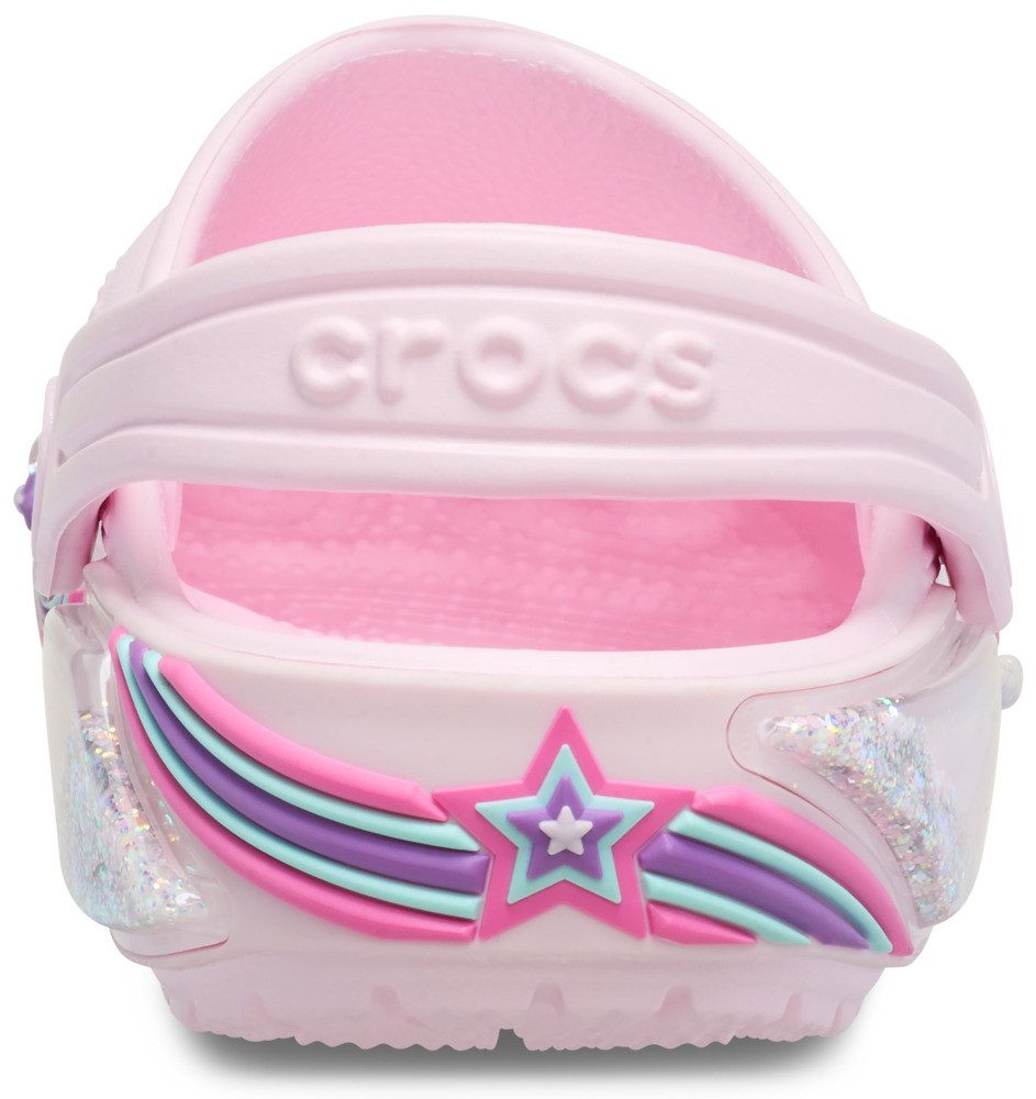 Crocs Clogs Classic Star Sparkle Clog T Vrijetijdsschoen, sandaal met cool motief