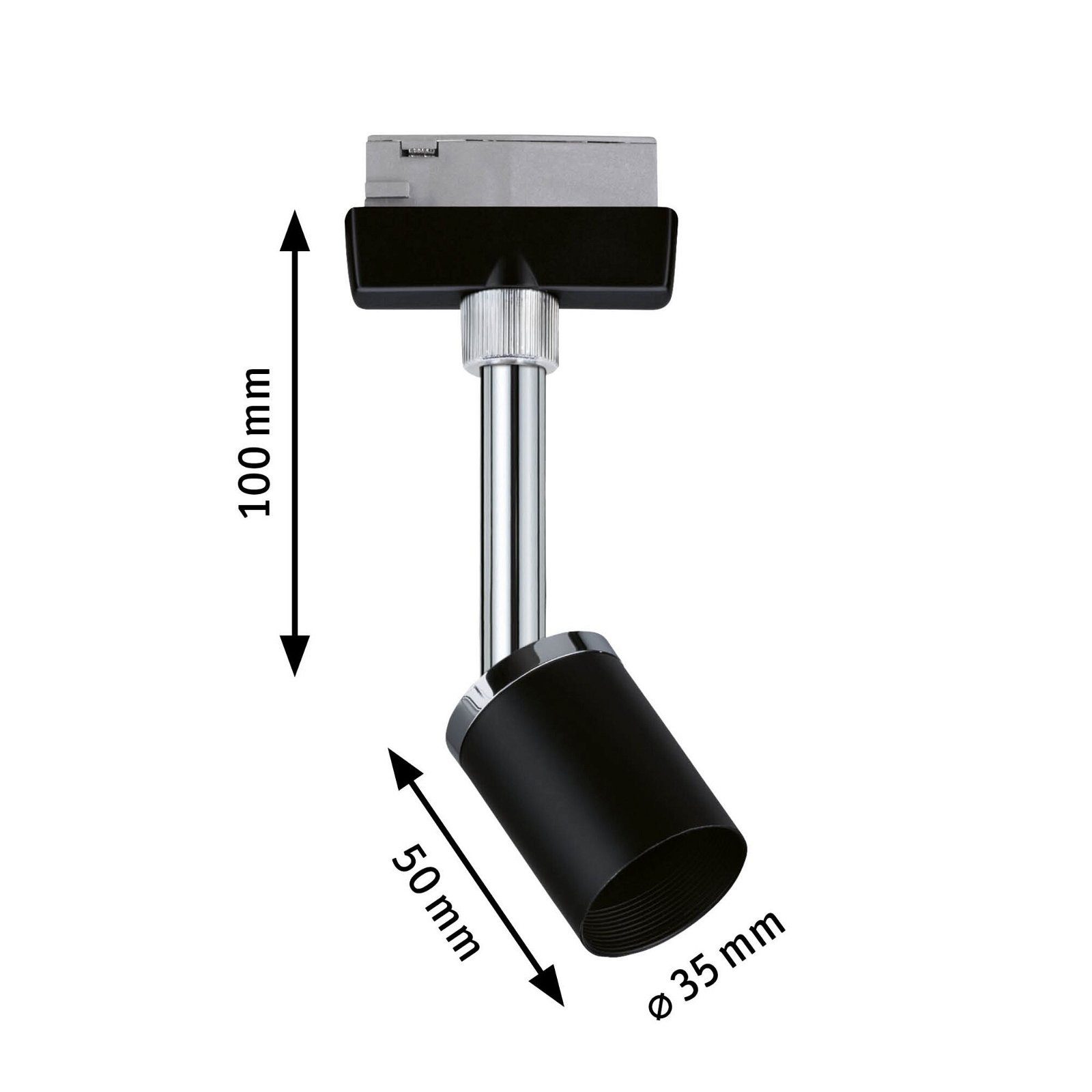 Paulmann Railsysteem-lampen URail rail spot Pure II Enkelspot GU10 max. 10W 230V (1-delig)
