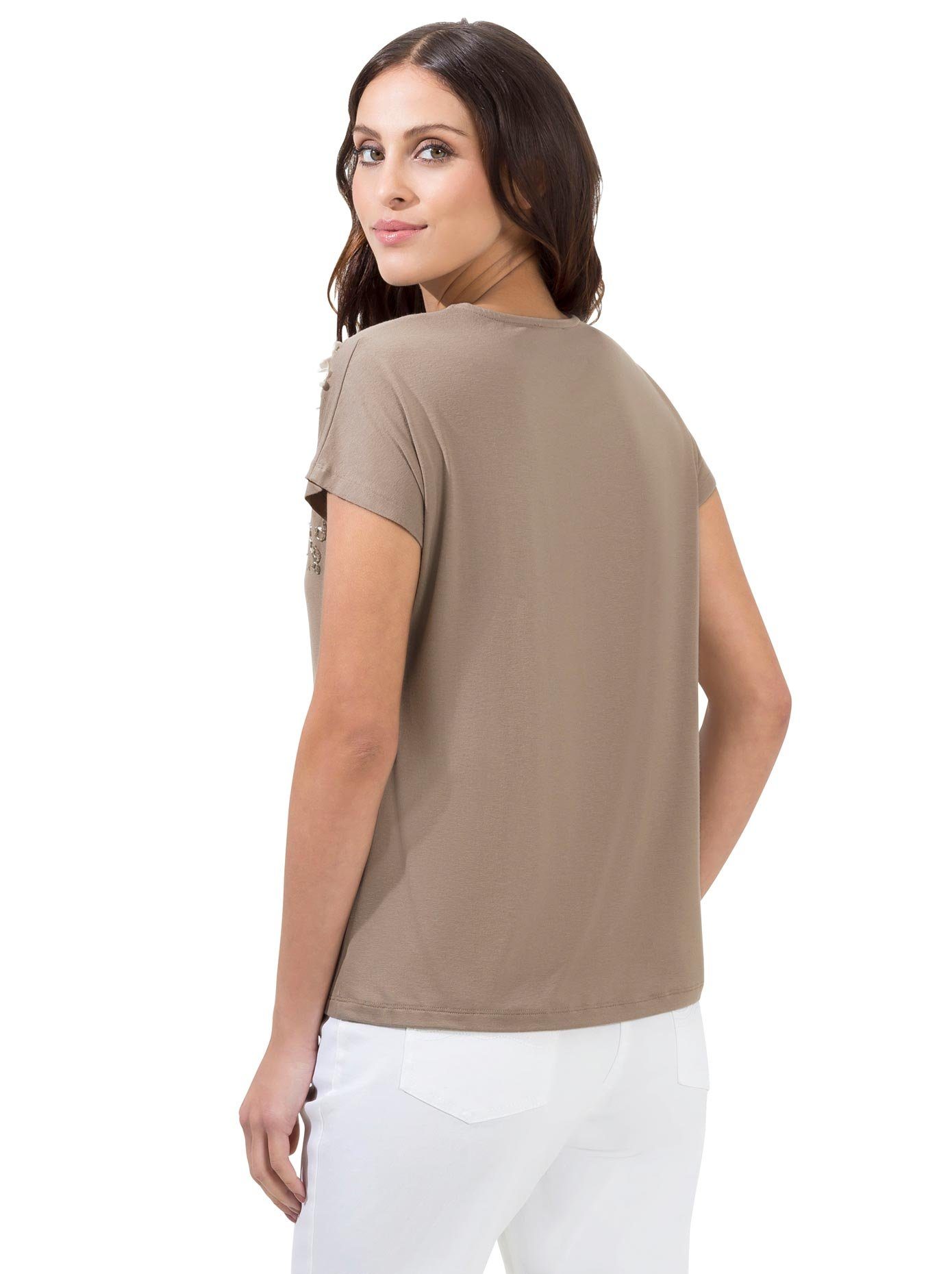 Lady Shirt met ronde hals Shirt (1-delig)