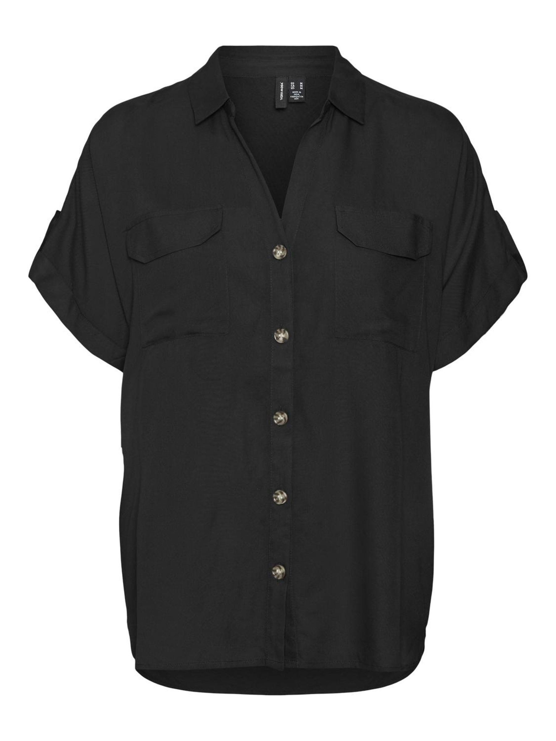 Vero Moda Overhemdblouse VMBUMPY S S SHIRT WVN GA NOOS