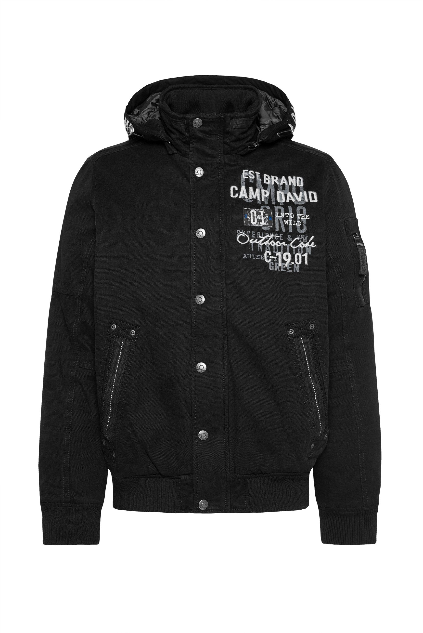 CAMP DAVID Blouson met afneembare capuchon