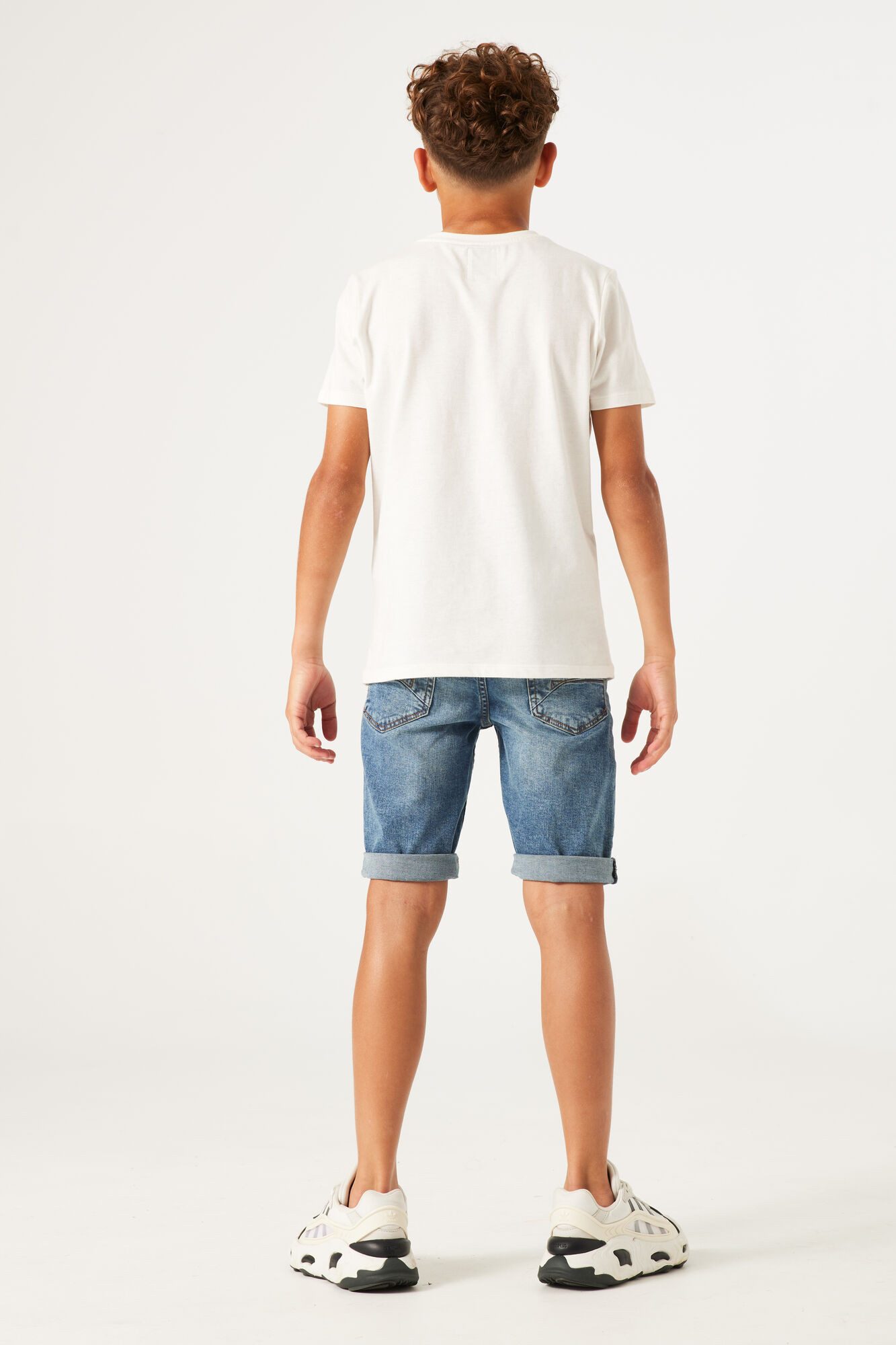 Garcia Jeansshort TAVIO met used-effecten