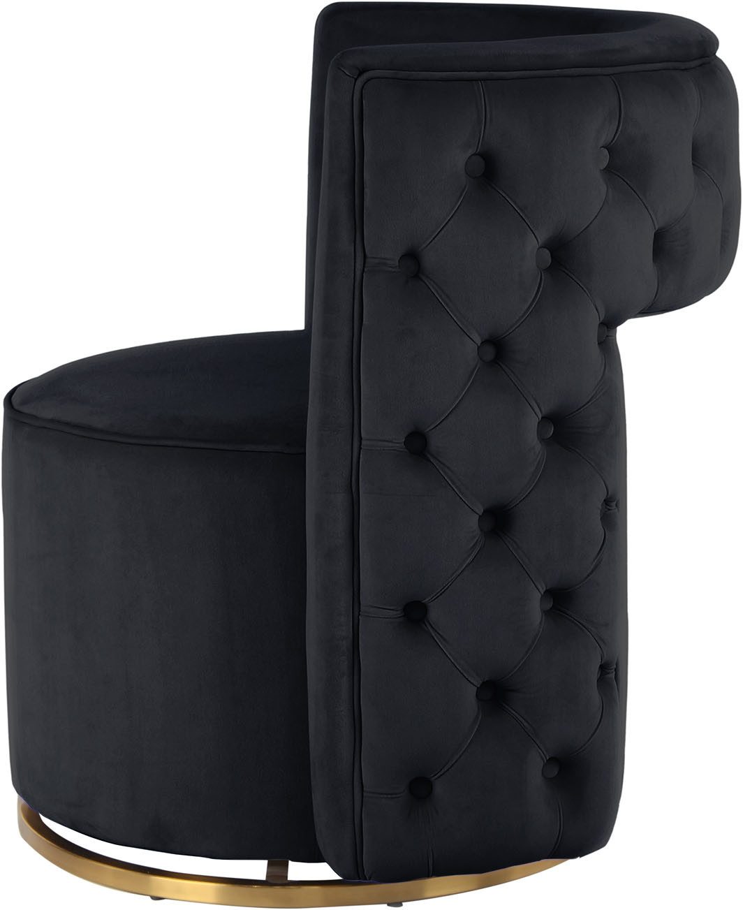 Kayoom Fauteuil Draaistoel Beverly 125, draaibaar, frame van staal, fluweelachtige oppervlakte (1 stuk)