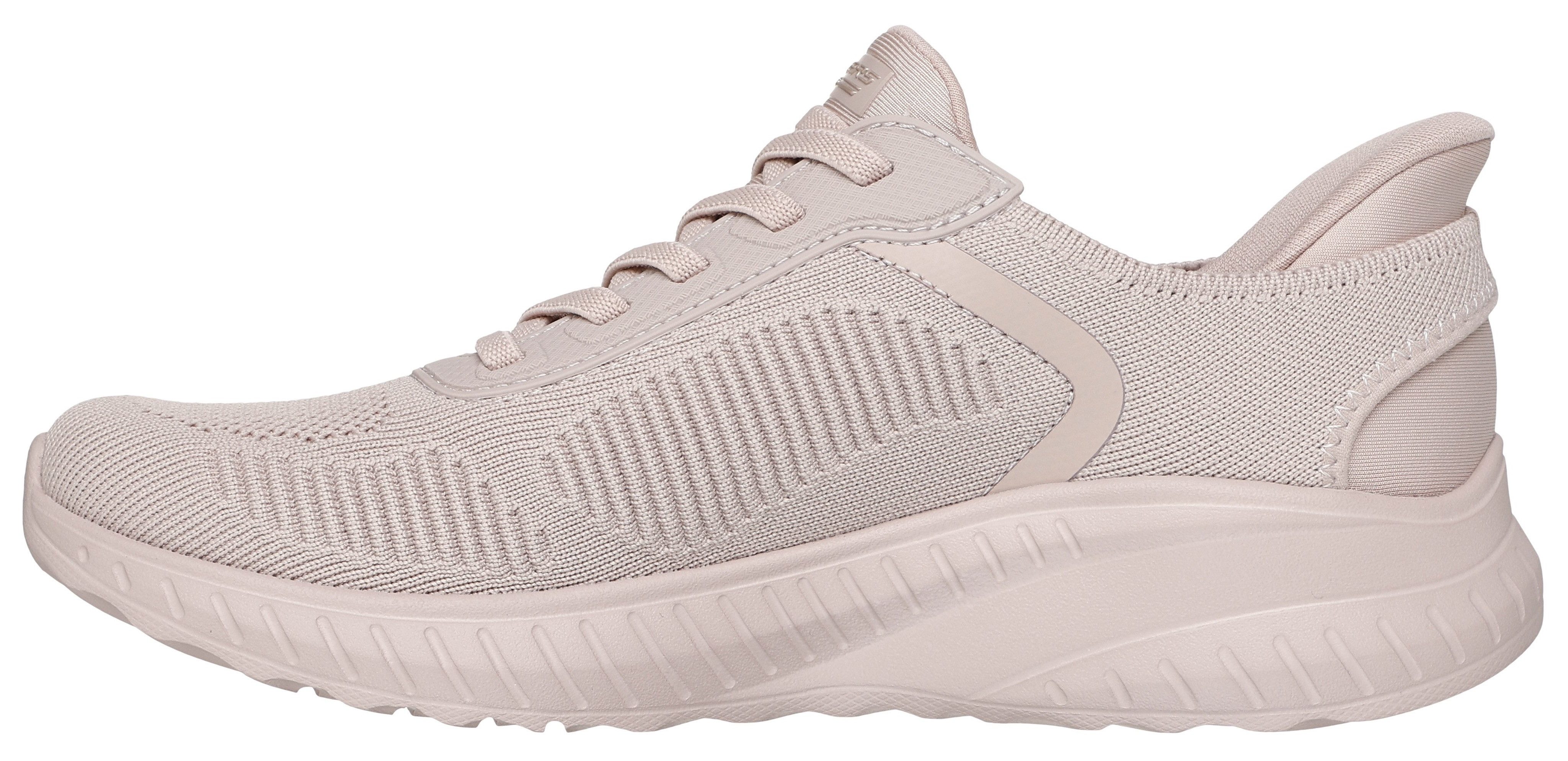 Skechers Slip-on sneakers BOBS SQUAD CHAOS-CURRENT MUSE Vrijetijdsschoen geschikt voor machinewas