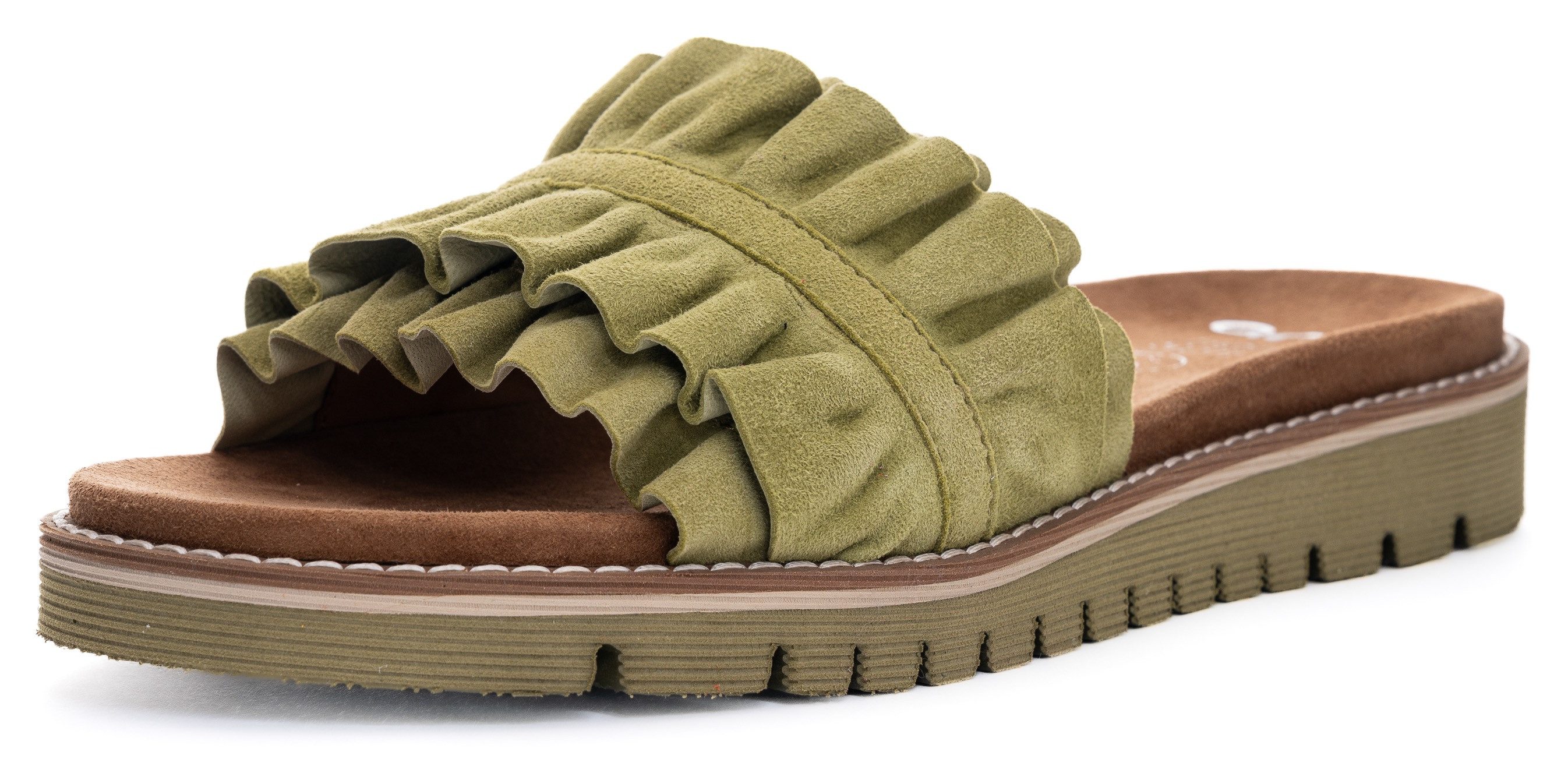 Ara Slippers KENT , slides, flats, sandaal met geplooide bandage
