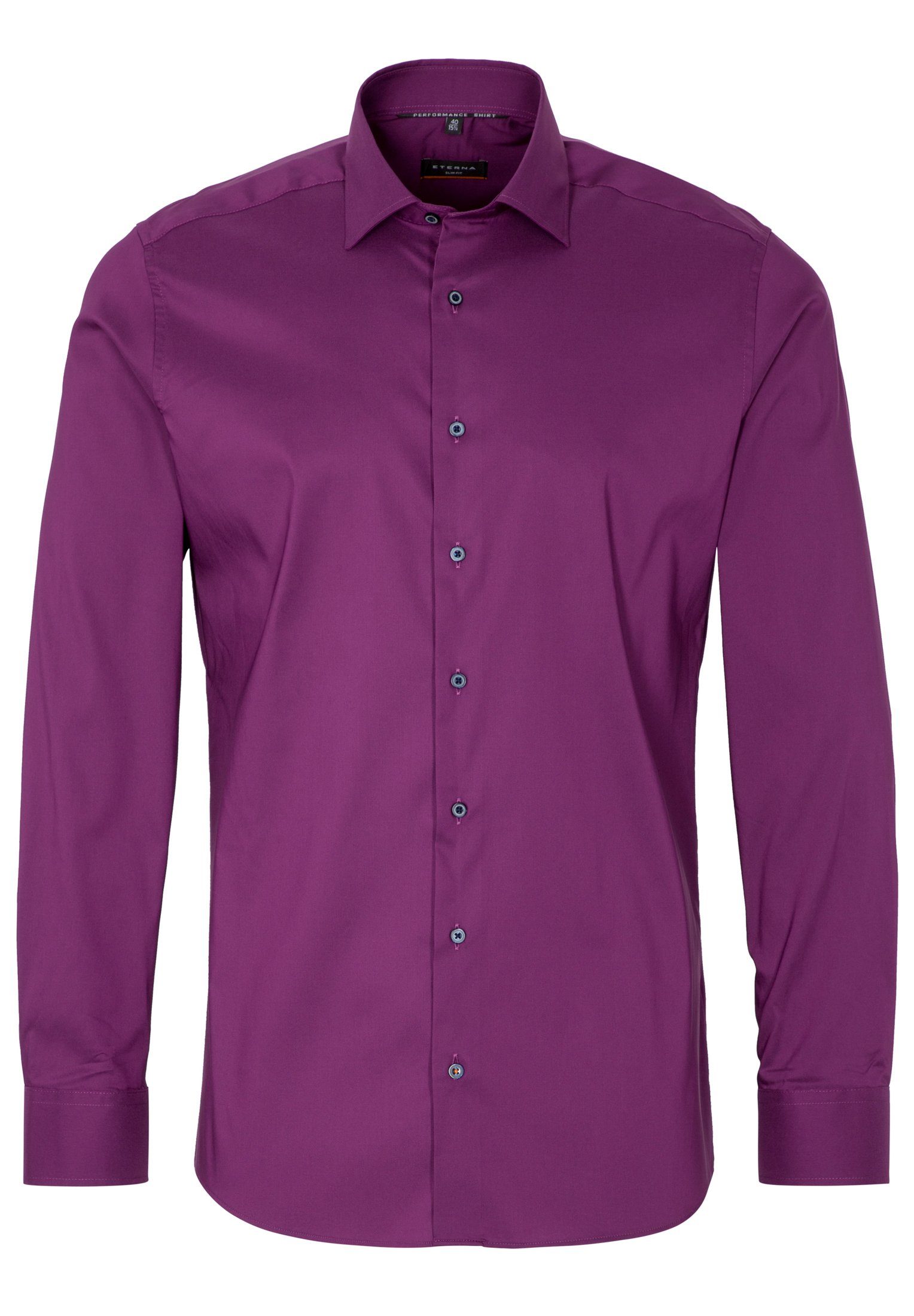 Eterna Overhemd met lange mouwen Slim fit EASY IRON (gemakkelijk te strijken)