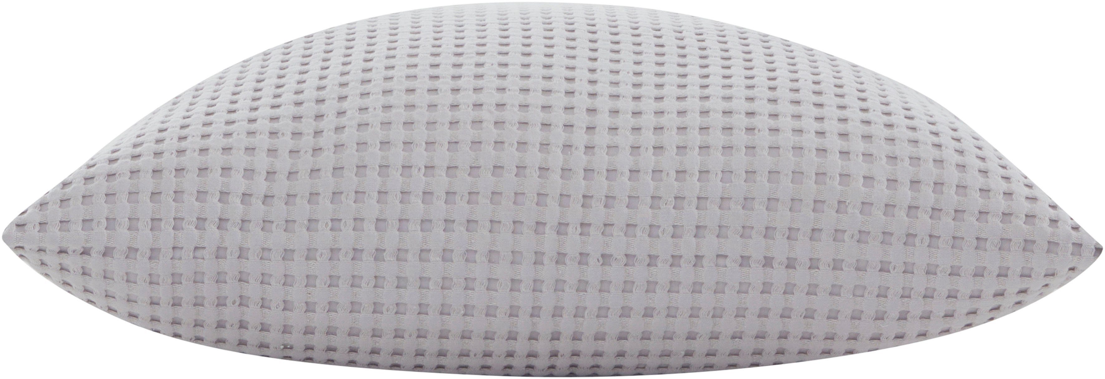 andas Kussenhoes GRETA 2 in wafelpiqué-look, vele kleuren beschikbaar, hoes in 50x50 cm (2 stuks)