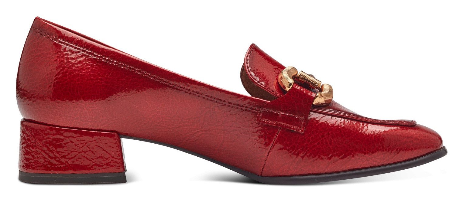 Tamaris Instappers hakken, pumps, lage schoen, instapschoen met modieuze decoratieve gesp