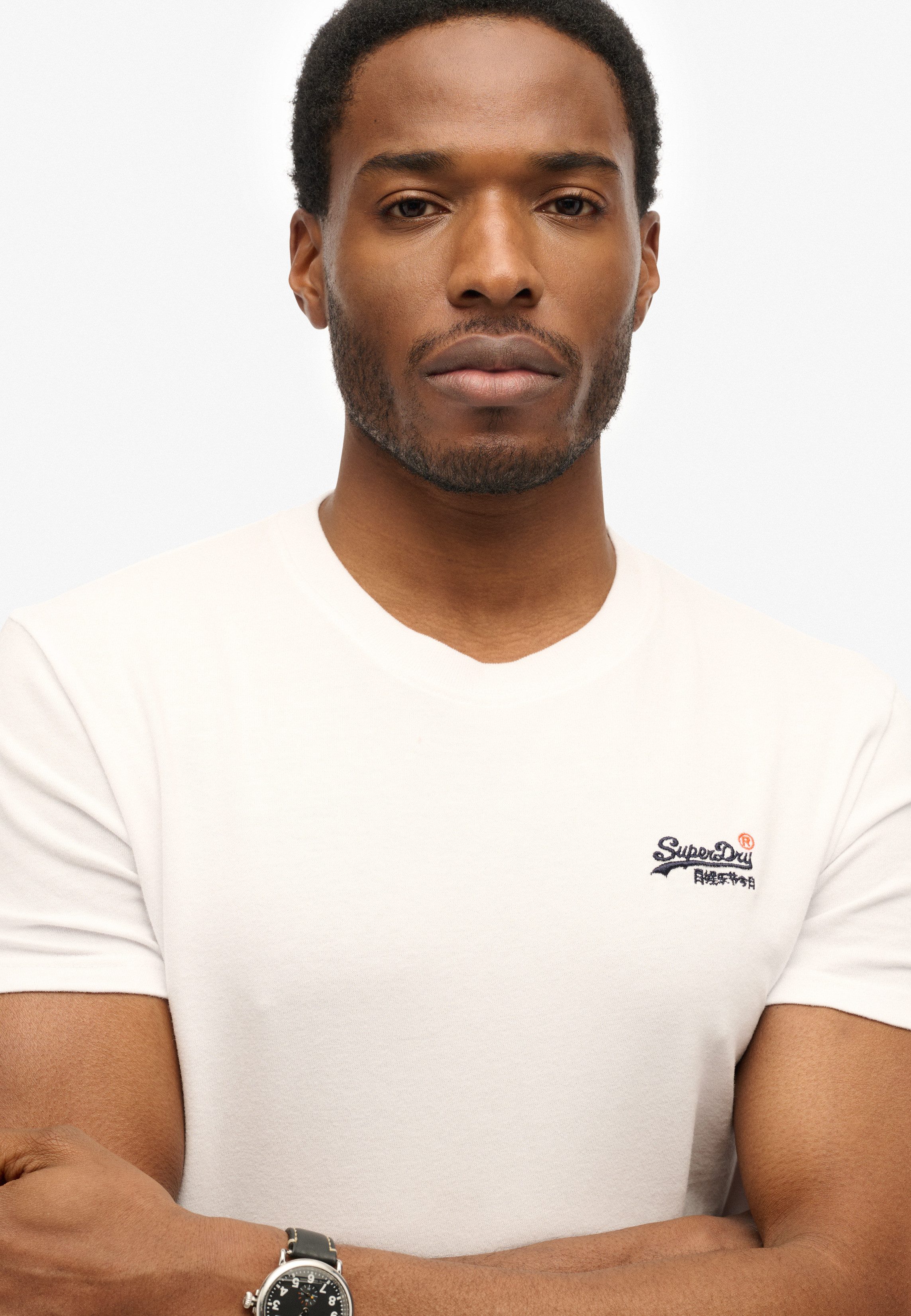 Superdry Shirt met ronde hals ESSENTIAL CONTRAST EMB TEE