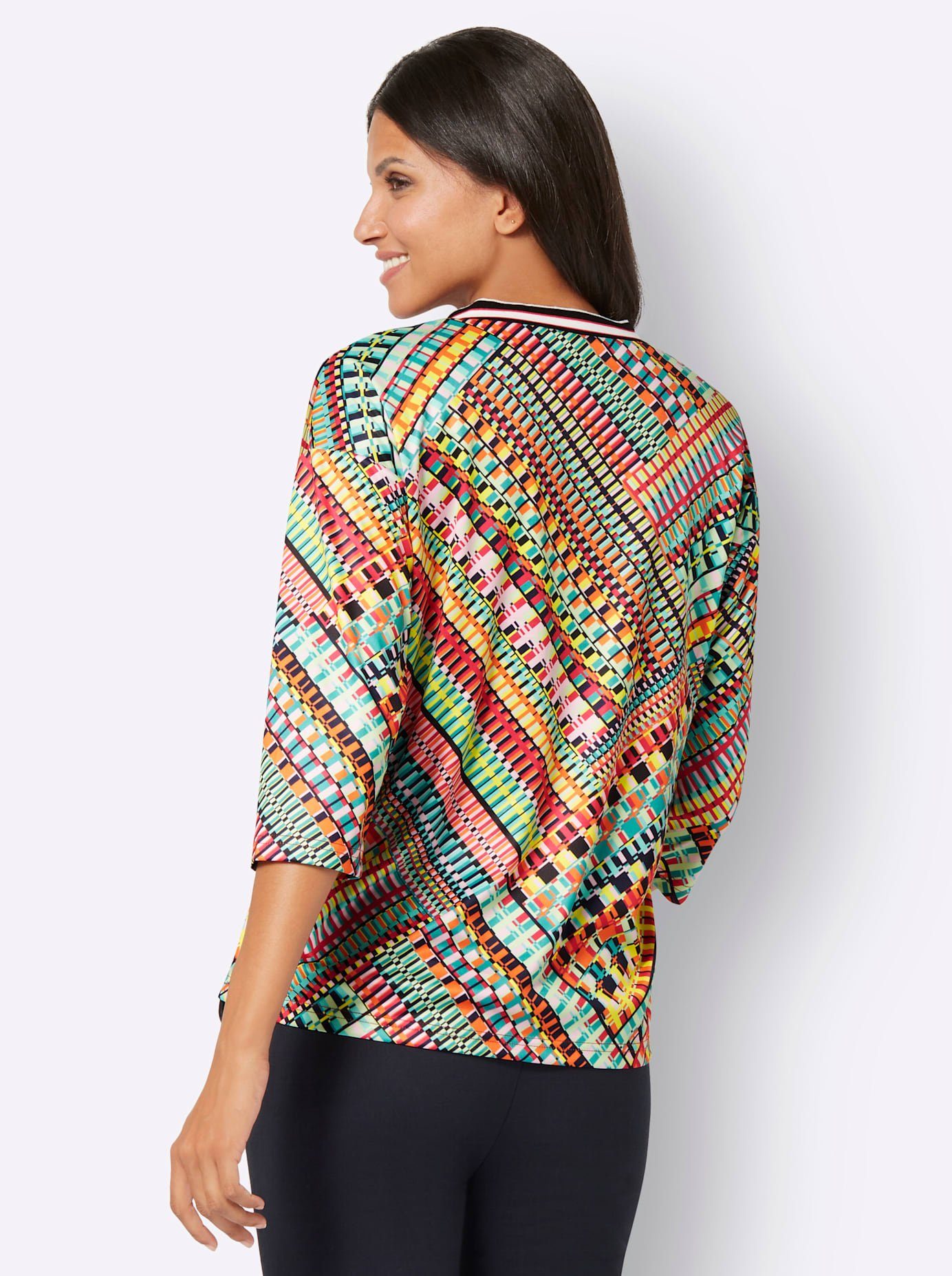 Classic Basics Shirt met 3/4-mouwen (1-delig)