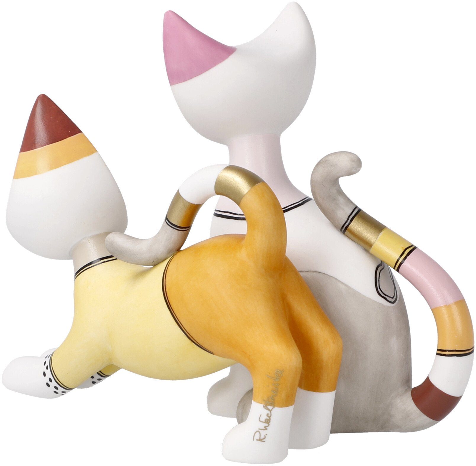 Goebel Verzamelfiguur Rosina Wachtmeister kattenwereld Rosina Wachtmeister - Katten Sara en Sereno