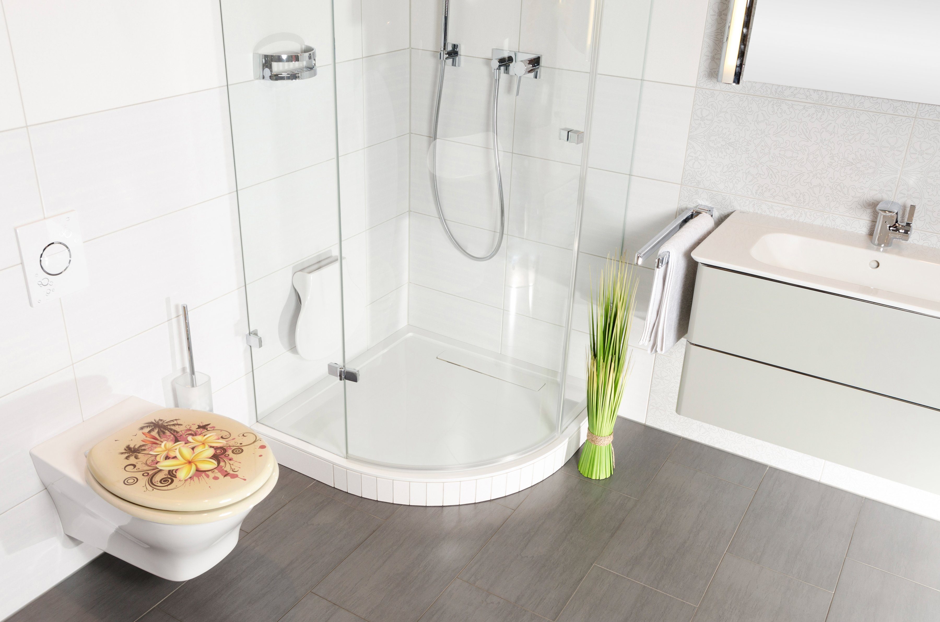Sanilo Toiletzitting Tropical met soft-closemechanisme