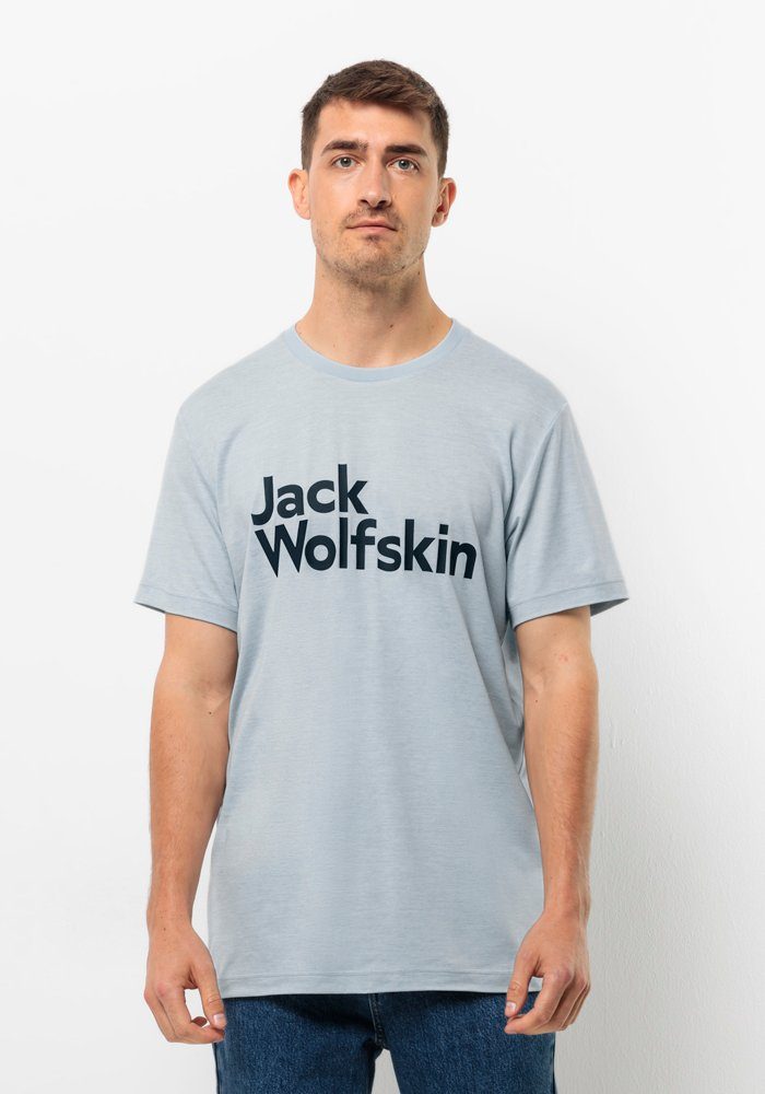 Jack Wolfskin Brand T-Shirt Men Functioneel shirt Heren XXL soft blue soft blue