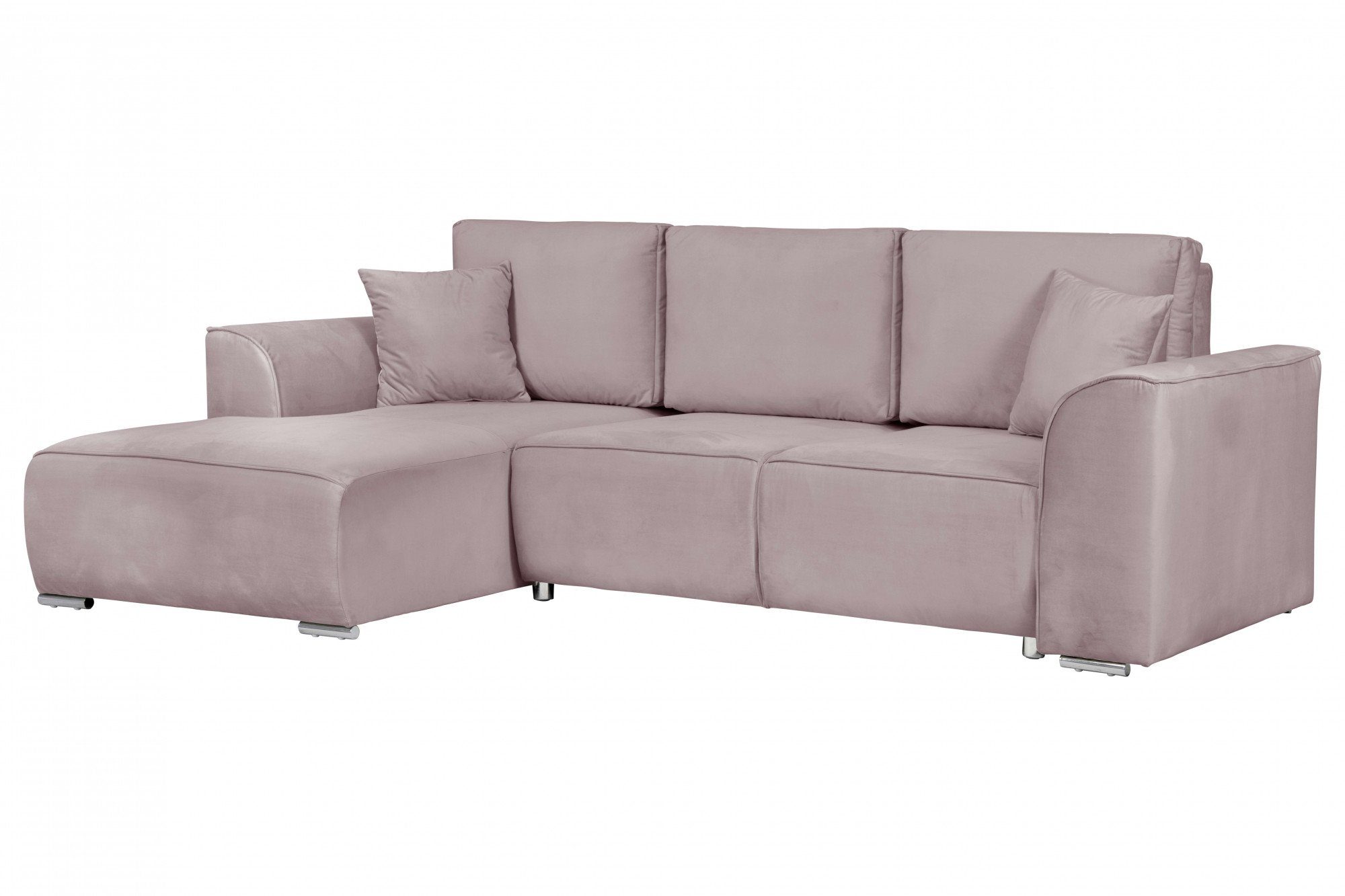 INOSIGN Hoekbank BEATRICE optionele slaapbank met bedlade, B/D/H: 265/170/86 cm