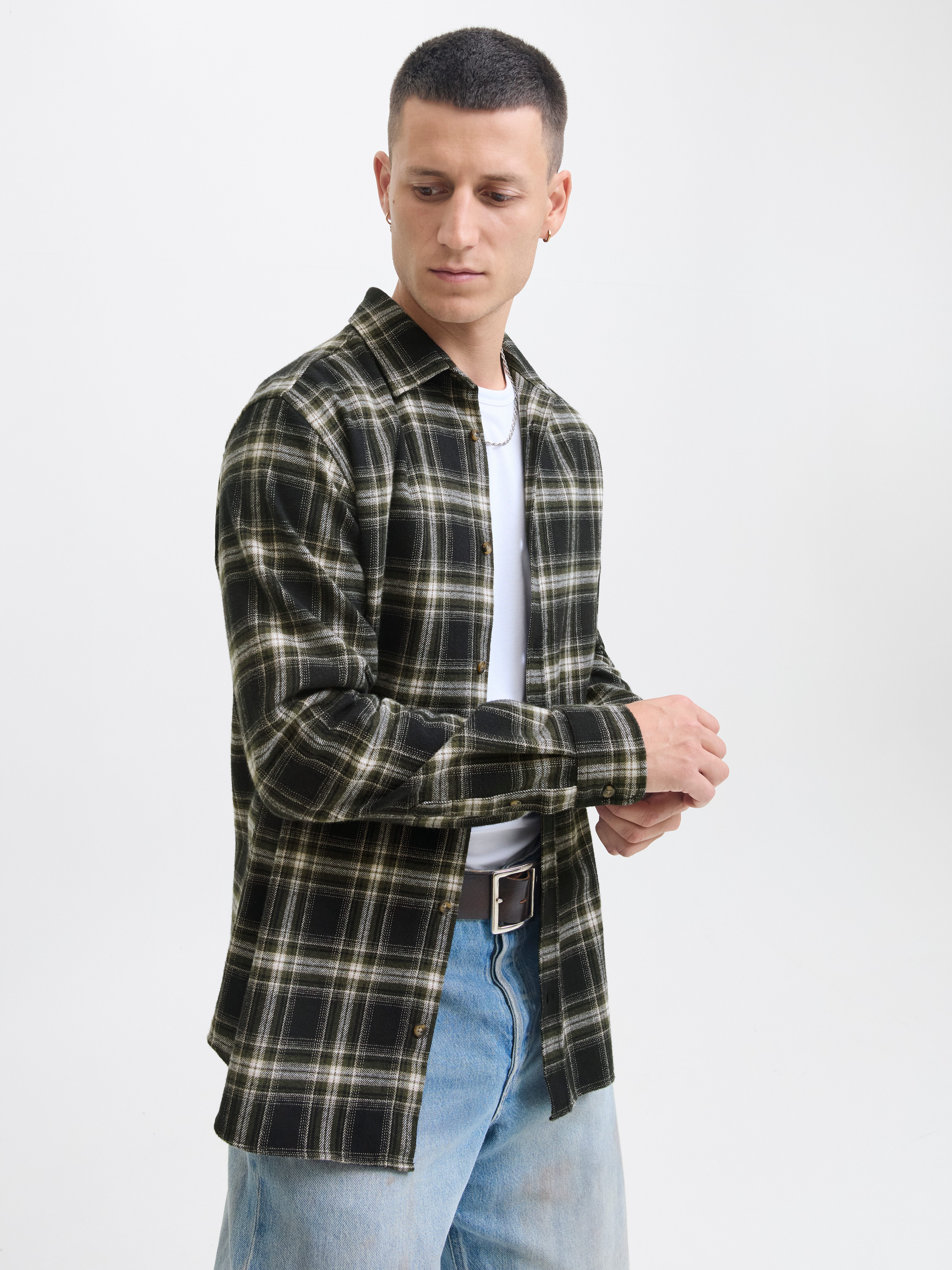 Jack & Jones Overhemd met lange mouwen JJJOSHUA CHECK SHIRT LS