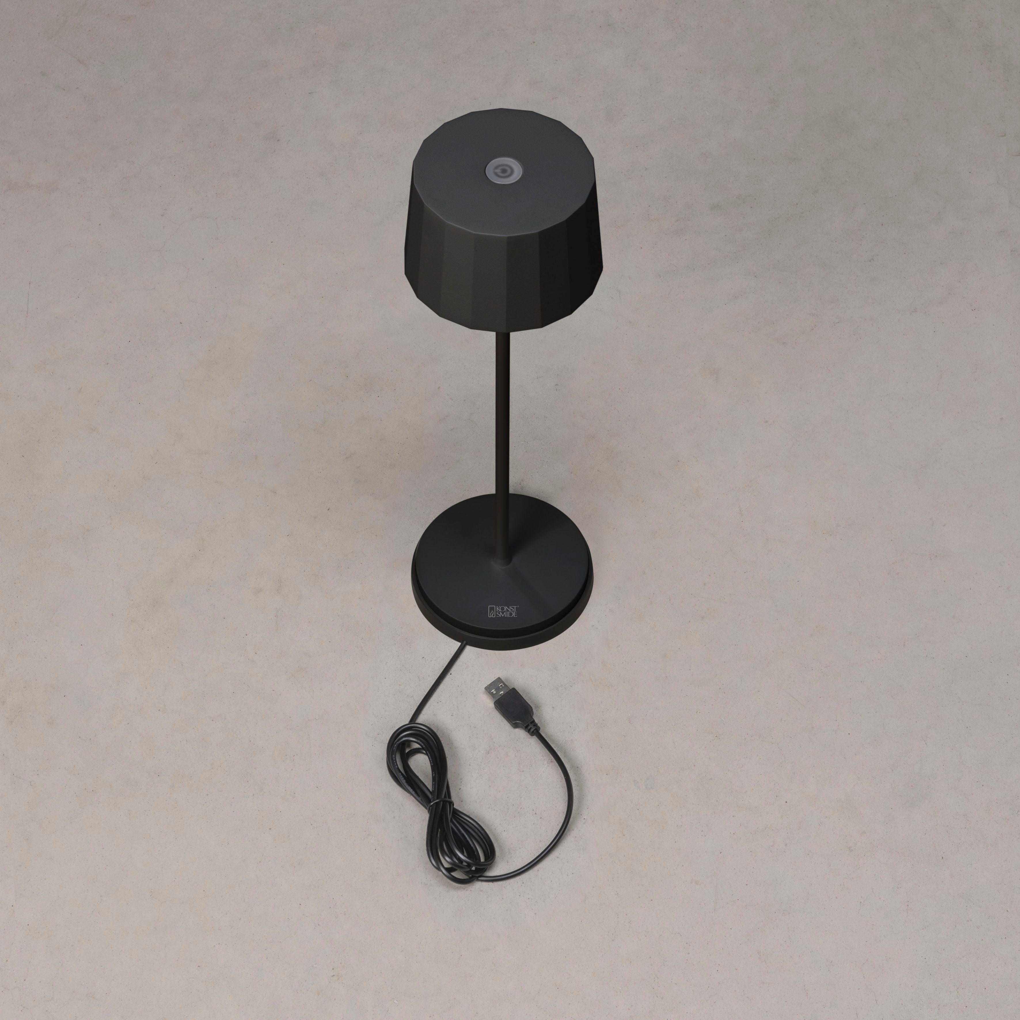 KONSTSMIDE Led-tafellamp Positano Positano LED USB-tafellamp, dimbaar (2 stuks)