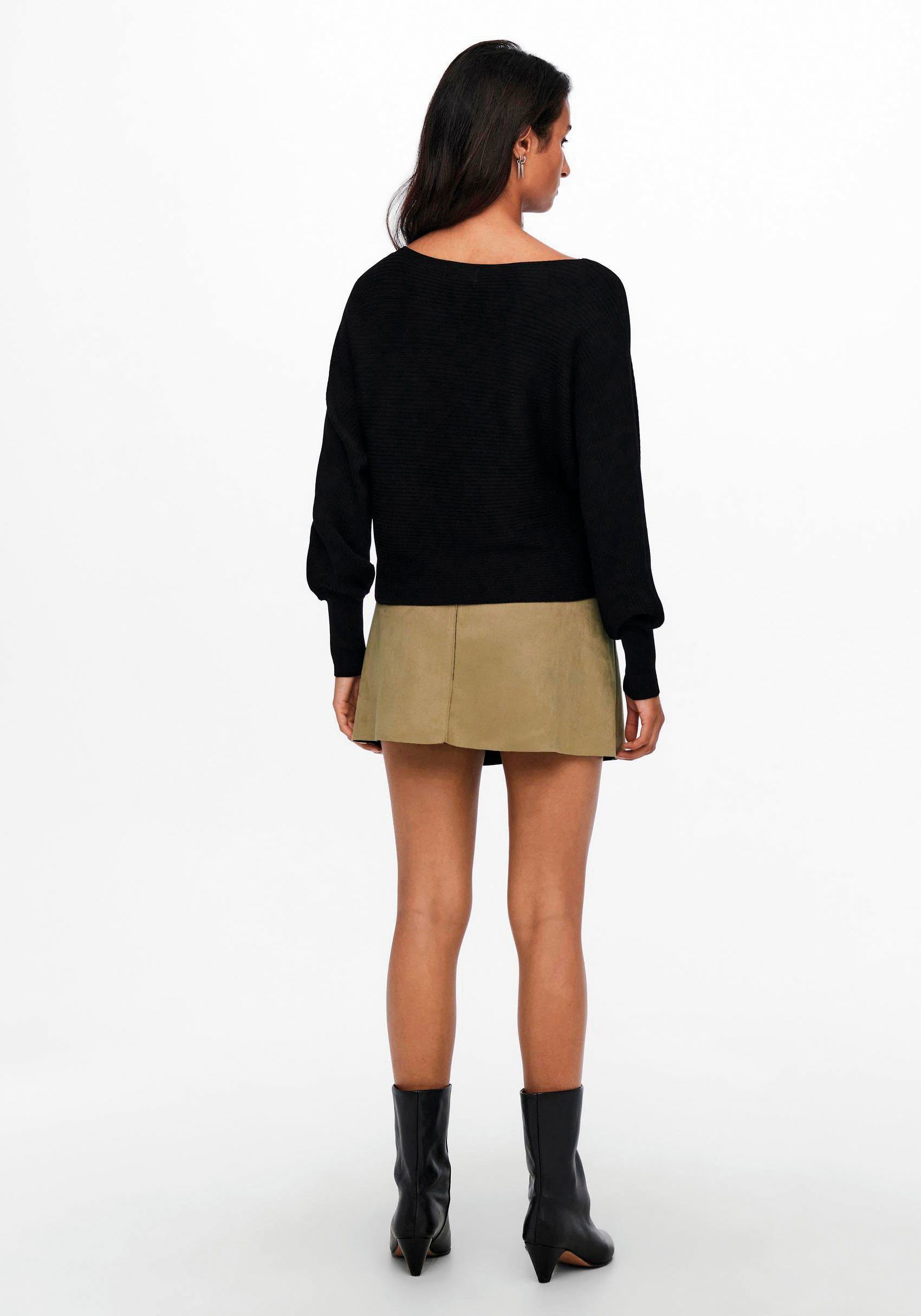 Only Gebreide trui ONLADALINE L/S SHORT PULLO KNT NOOS