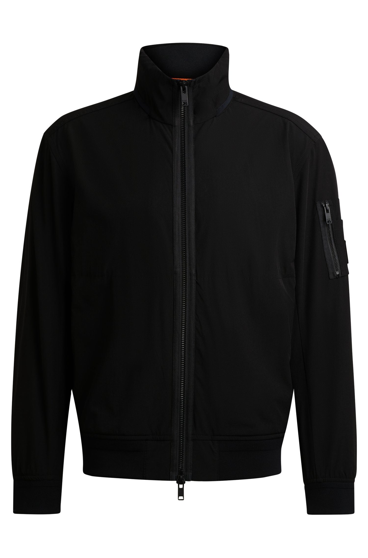 Boss Orange Outdoorjack Oherry1 met label op de arm