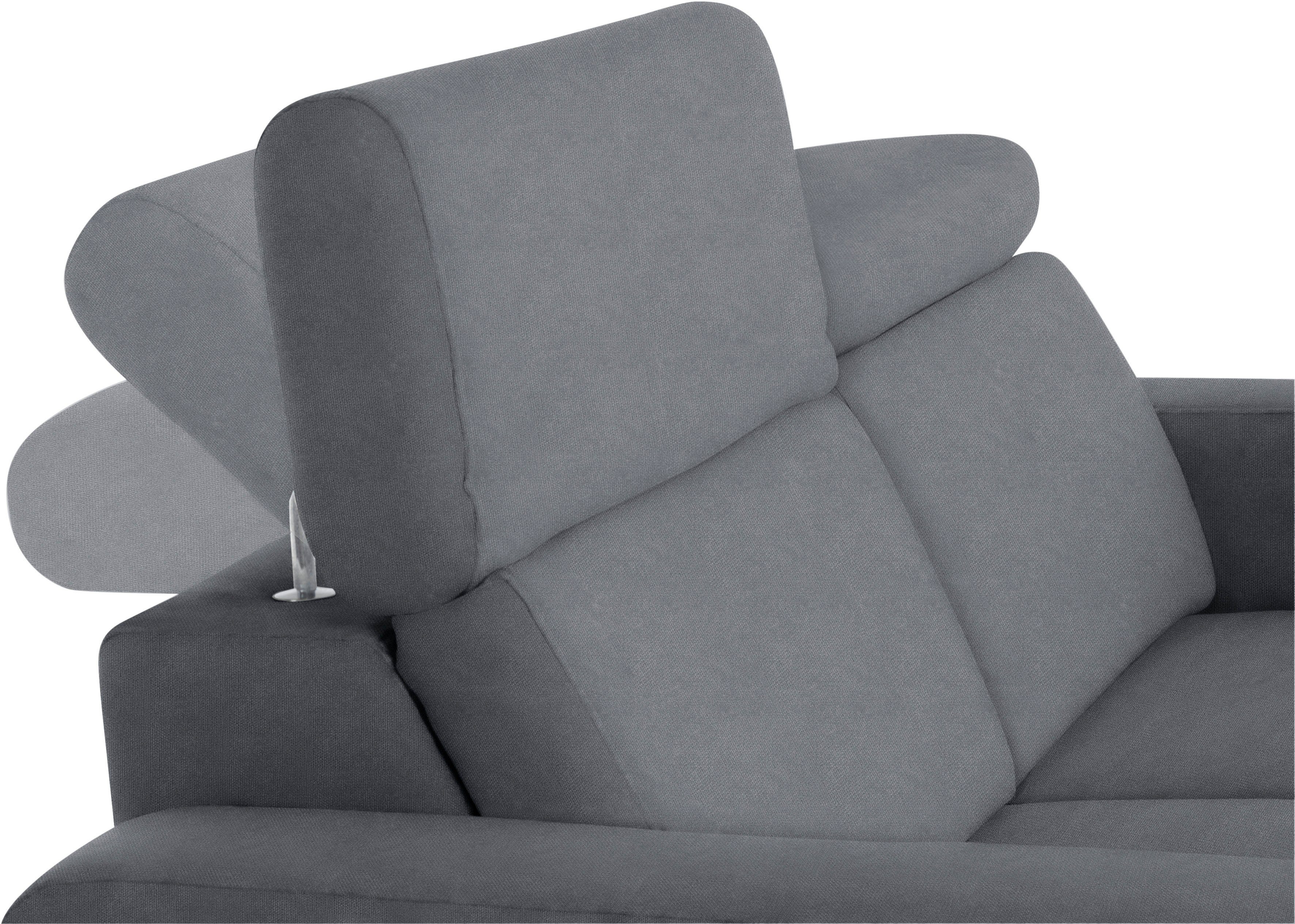 sit&more 2-zitsbank Bologna met verstelbare hoofdsteun en binnenvering