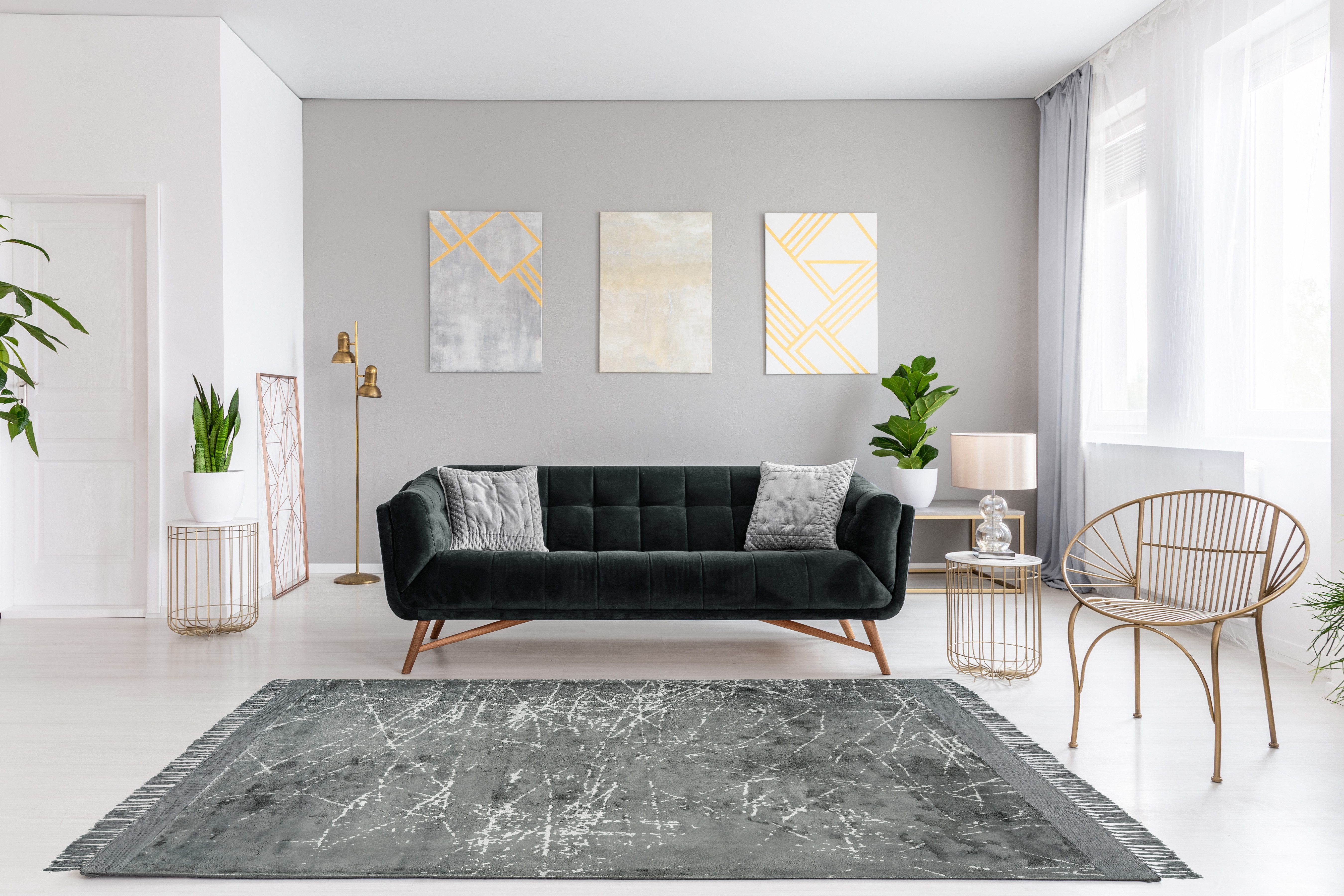 Padiro Vloerkleed Dolce Vita 225 Modern bedrukt uniek stuk, trendy vervaging