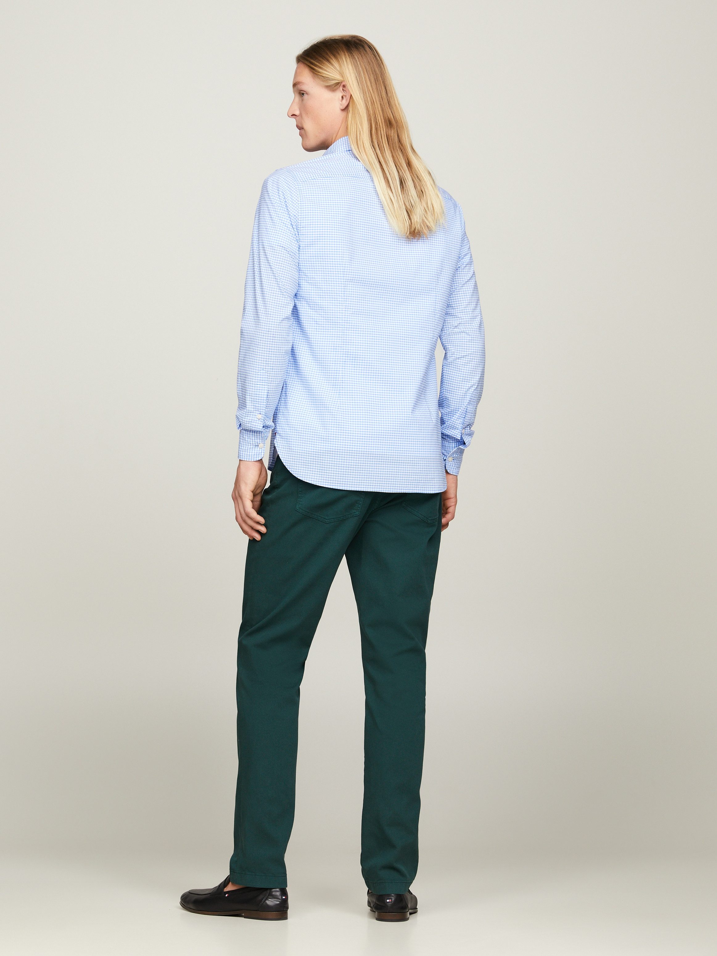Tommy Hilfiger Geruit overhemd FLEX TEXTURED GINGHAM SF SHIRT