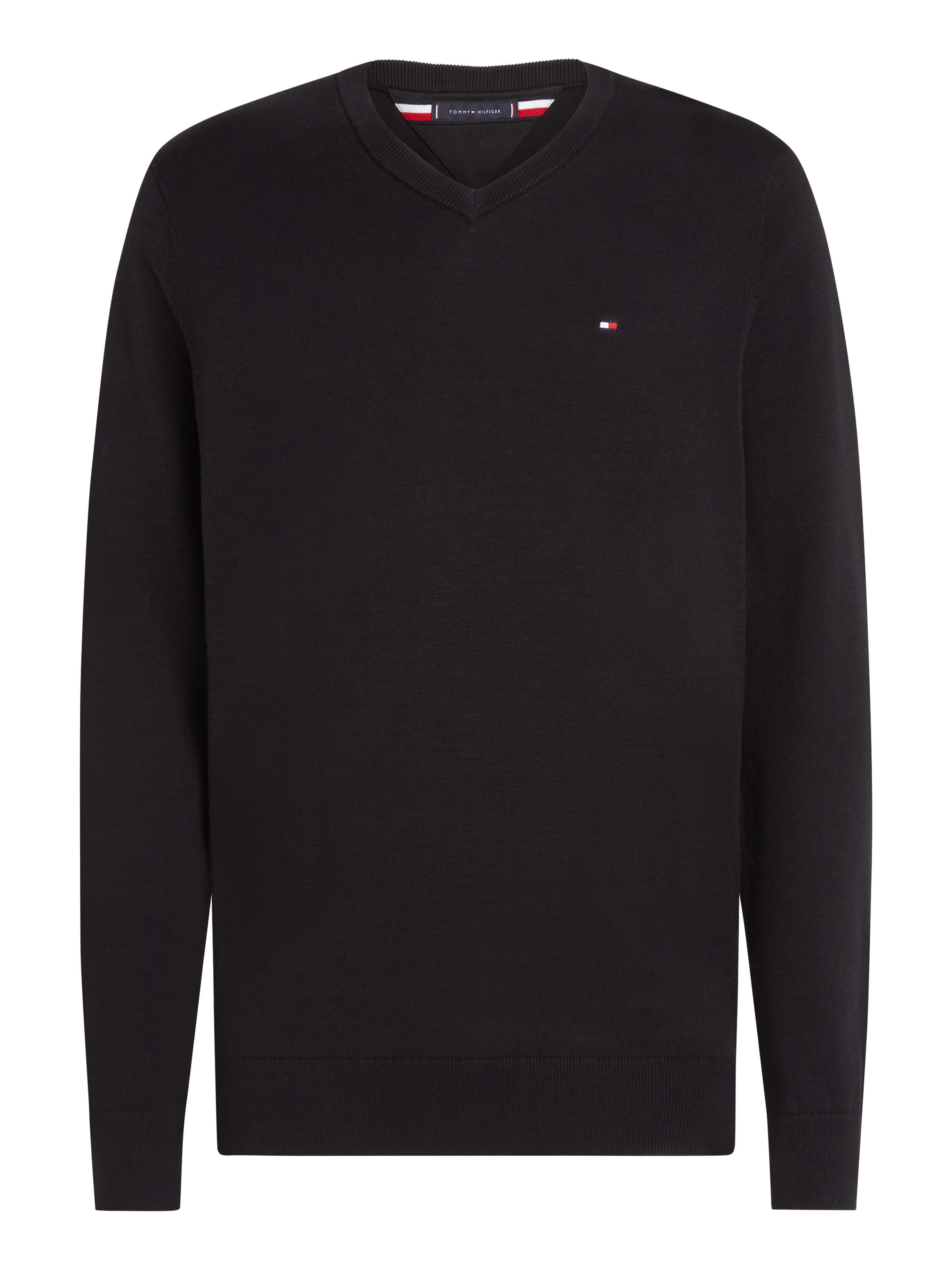 Tommy Hilfiger Gebreide trui ESSENTIAL COTTON V NECK