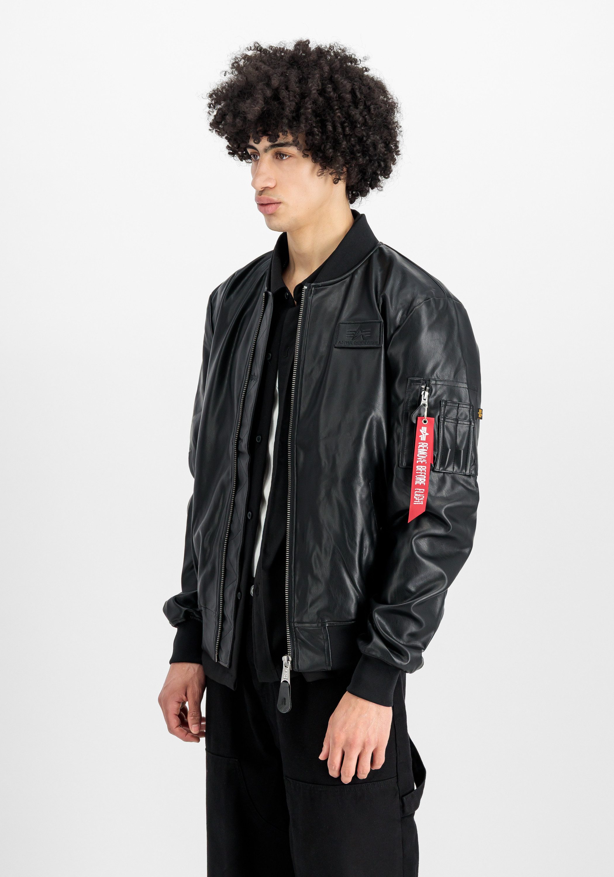 Alpha Industries Leren jack Alpha Industries Mann - Bomberjack MA-1 VF Vegan Leer