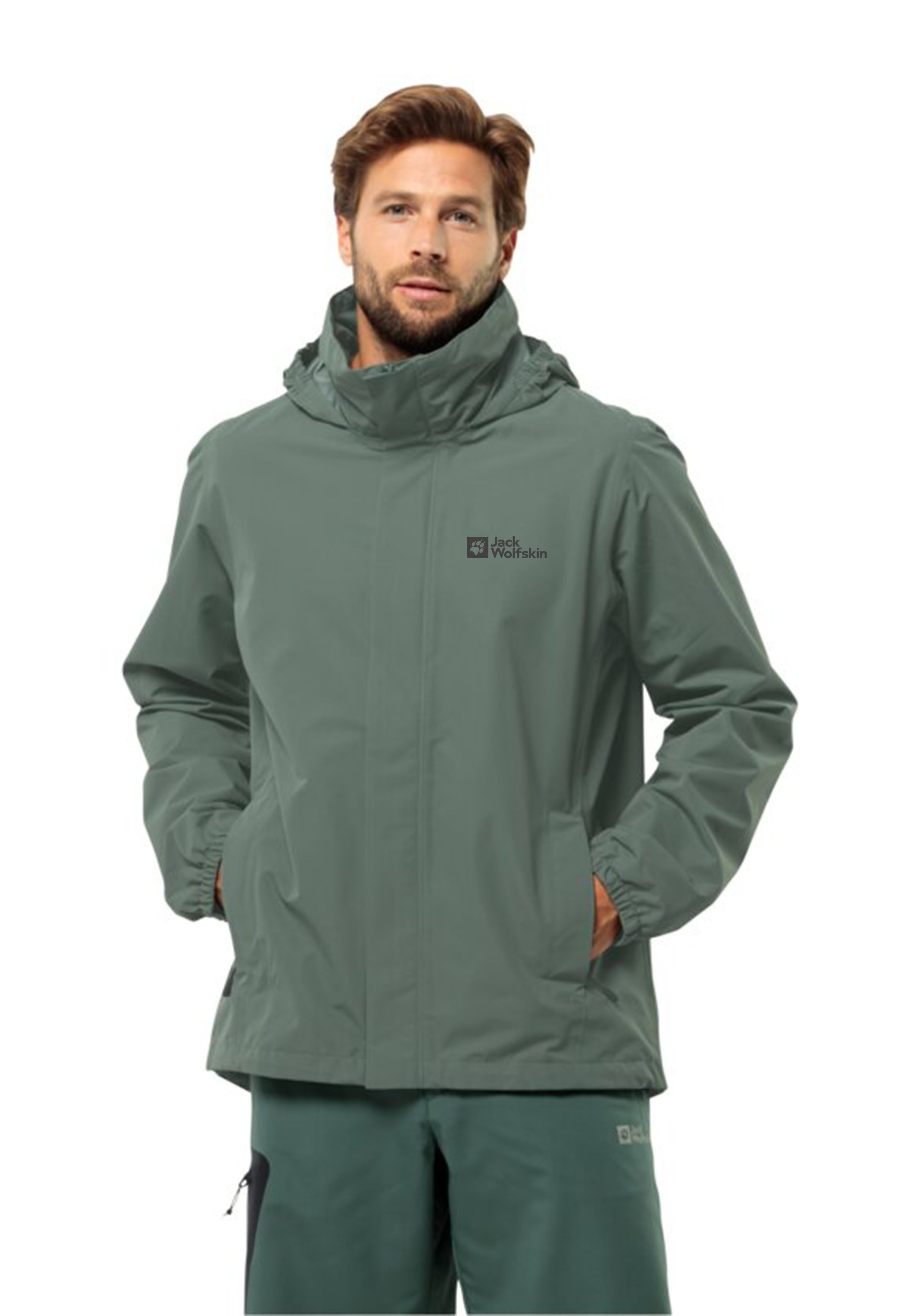 Jack Wolfskin Functioneel jack STORMY POINT 2L JKT M Waterafstotend & winddicht & ademend
