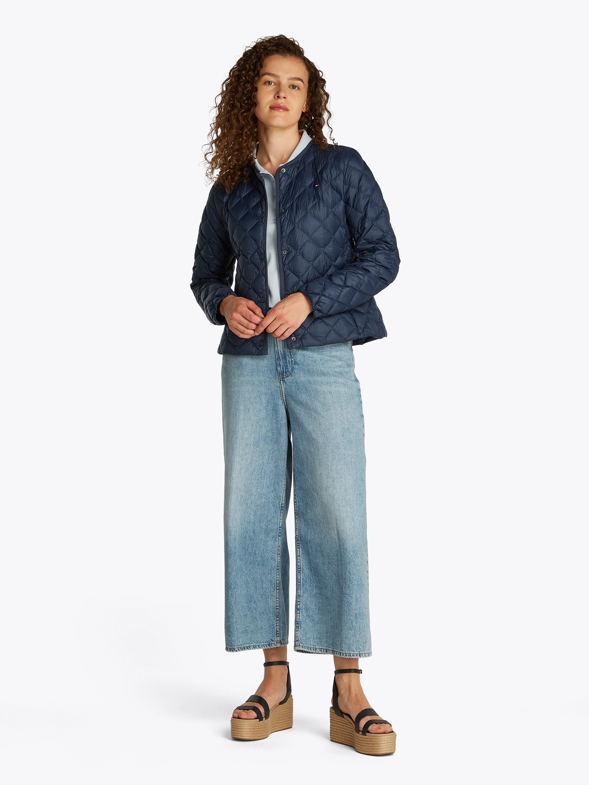 Tommy Hilfiger Gewatteerde jas met geborduurd logo