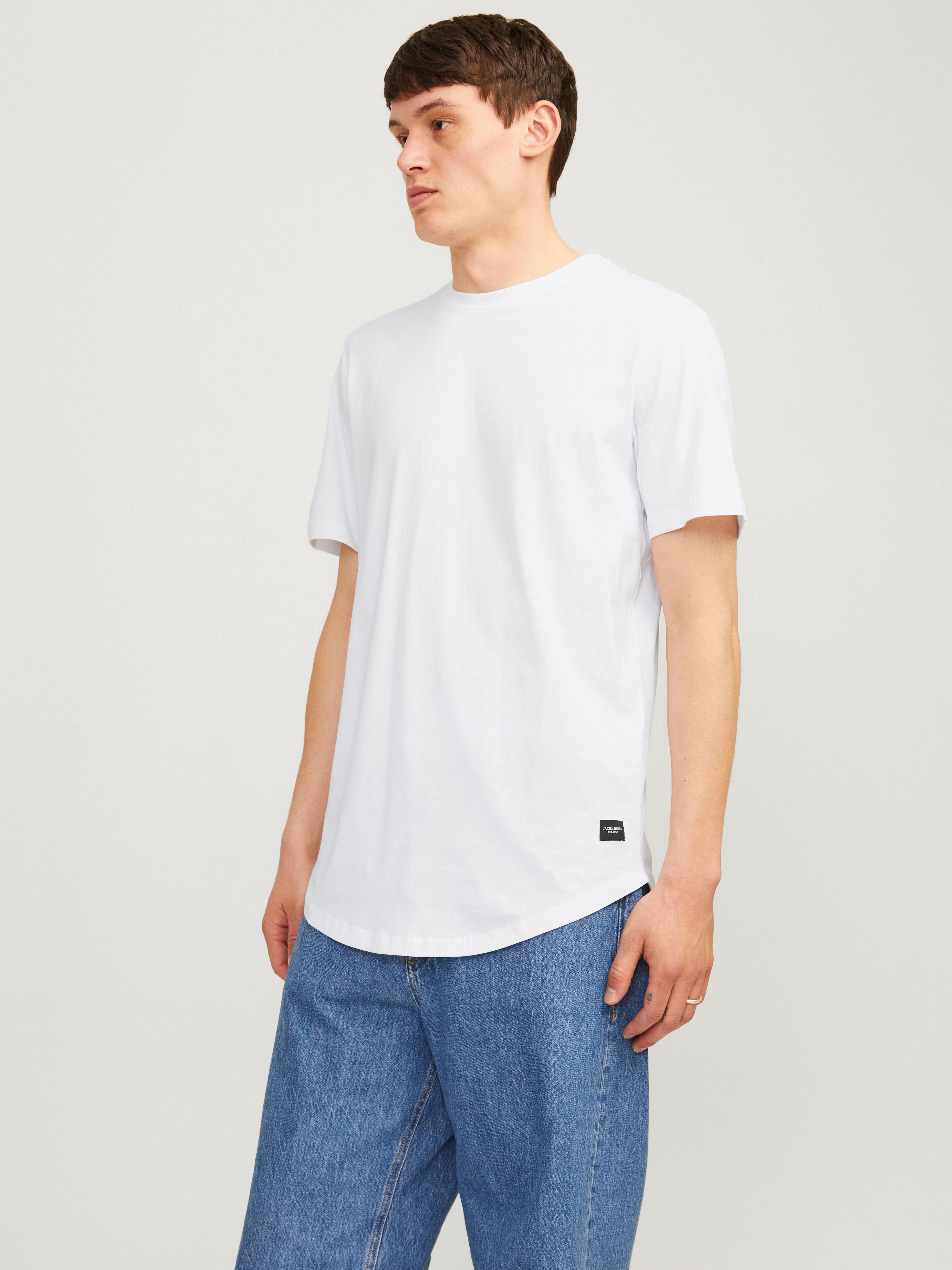 Jack & Jones Shirt met ronde hals JJENOA TEE SS CREW NECK 3PK MP NOOS (3-delig, Set van 3)