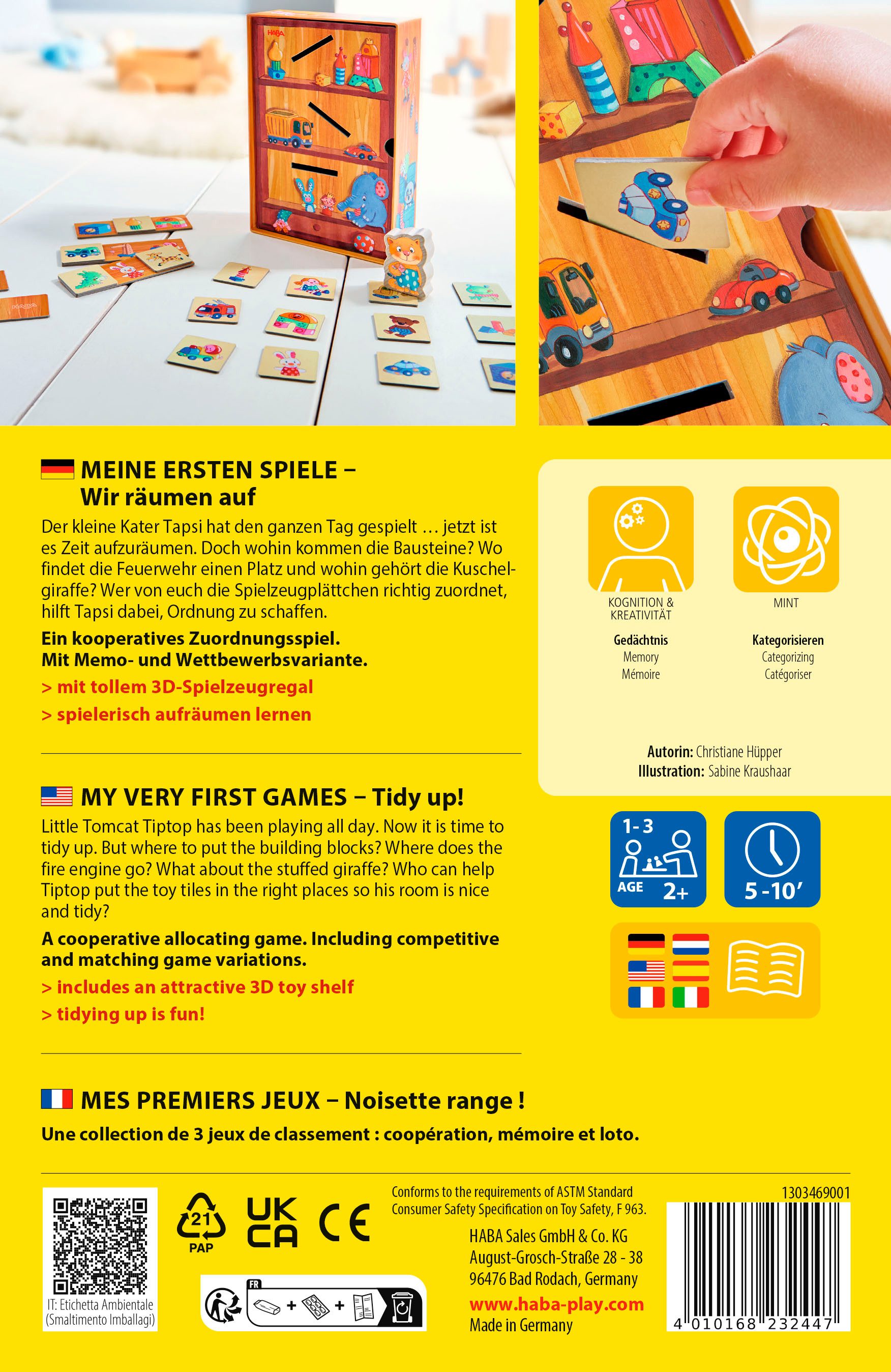 Haba Spel Mijn Eerste Spellen, Wij ruimen op
