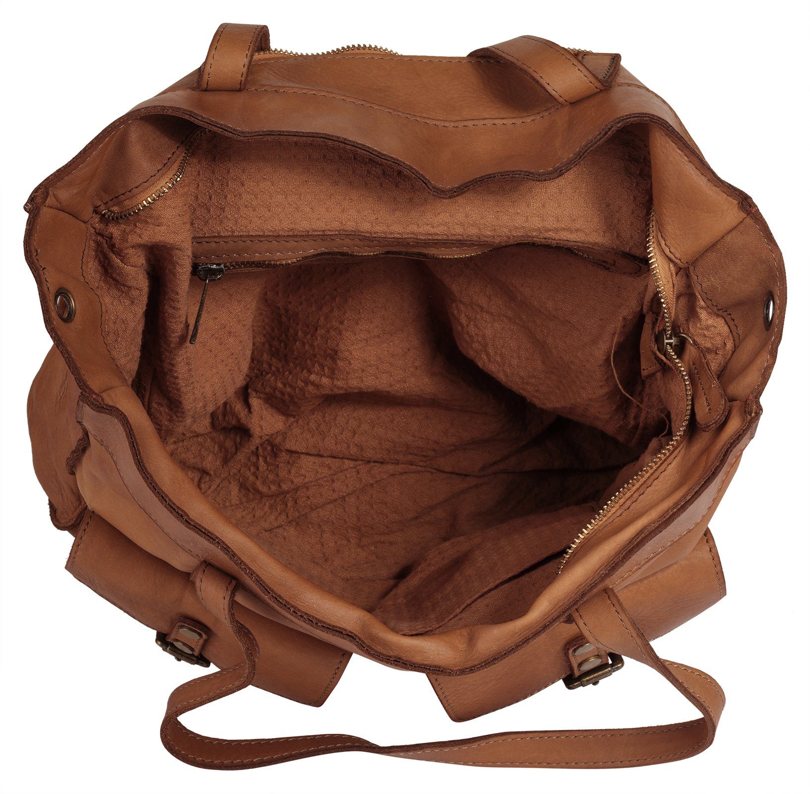 Samantha Look Shopper echt leer, made in italy